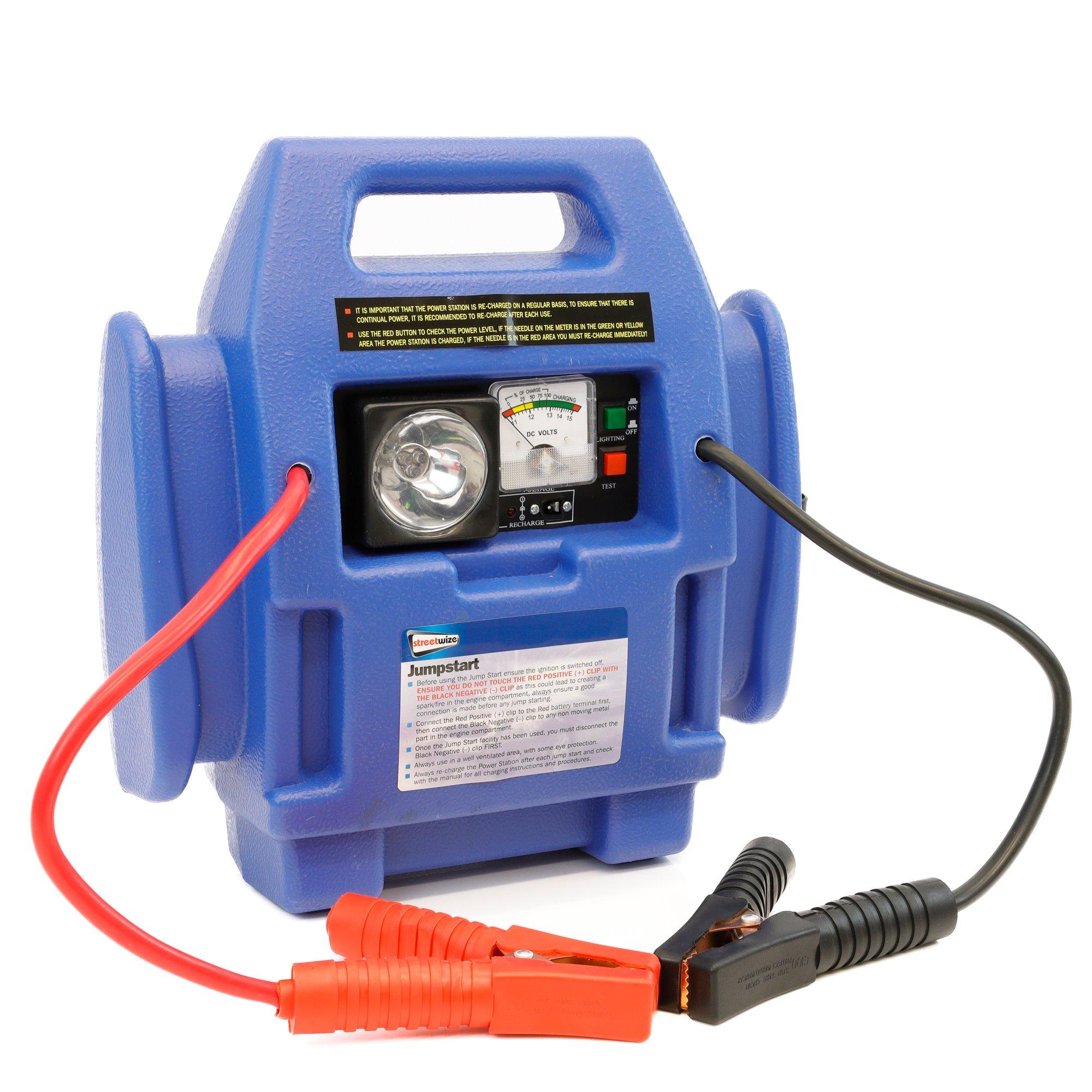 Blue - Streetwize - 10Ah 12V Portable Power Station & Emergency Jump - 3