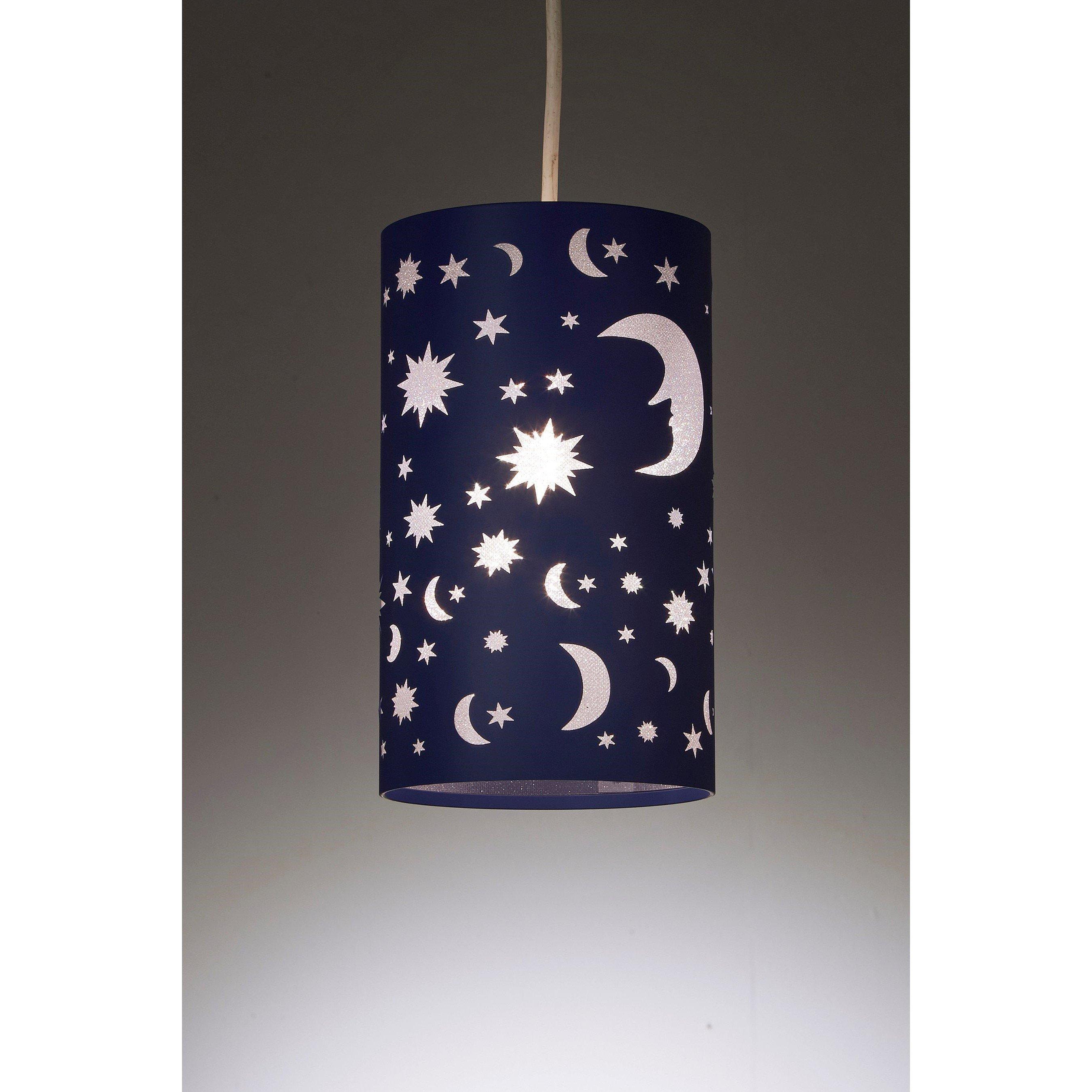 Navy - K Living - Moonlight Easy Fit Lamp Shade - 1