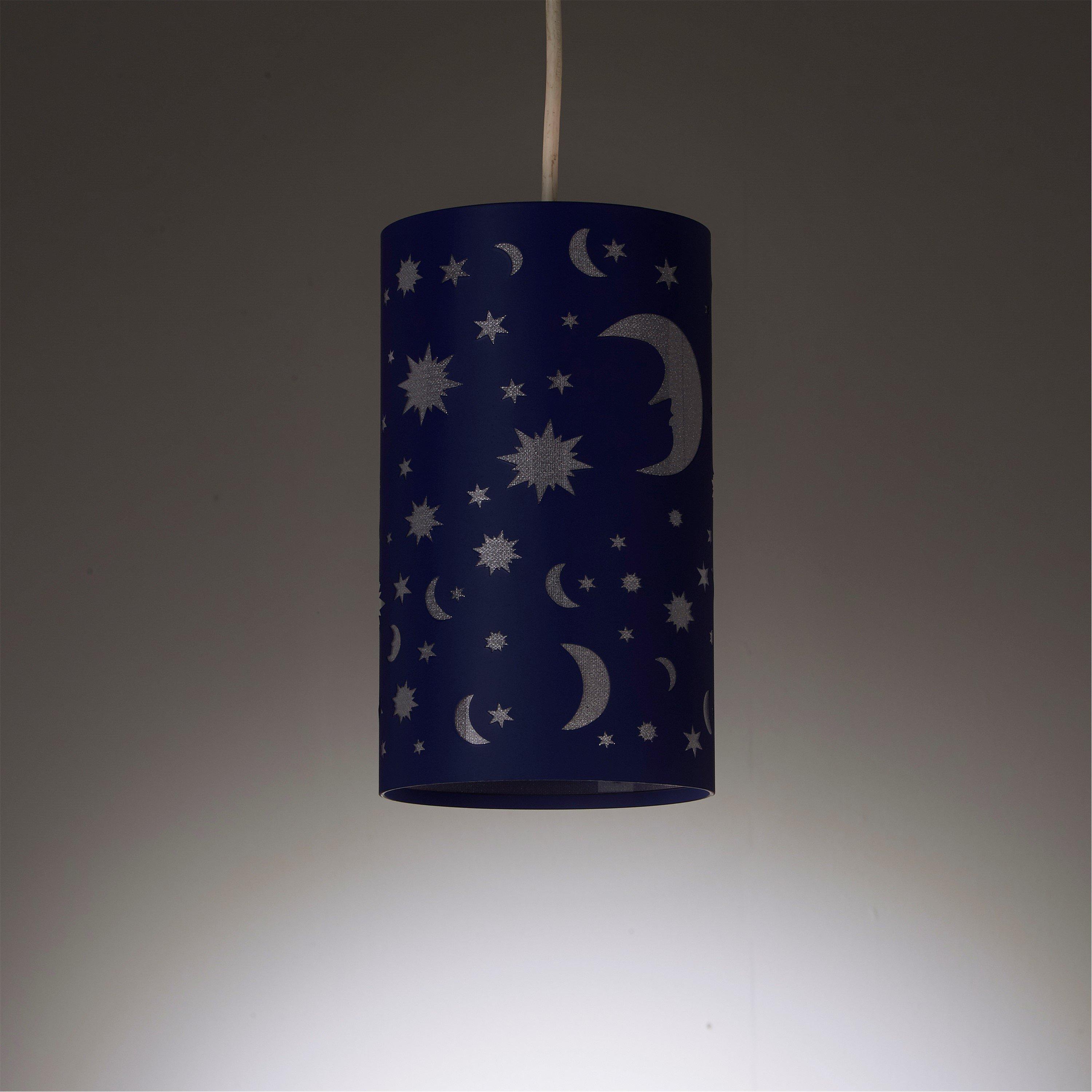 Navy - K Living - Moonlight Easy Fit Lamp Shade - 3