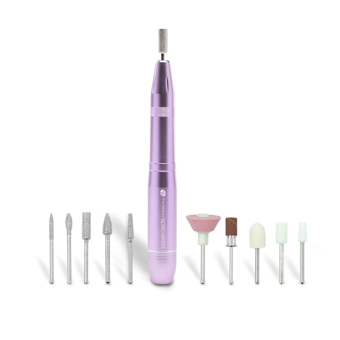 Rio Pink Professional Portable Usb Electric Nail File For Acrylic, Gel & Natural Nails In - Image 6