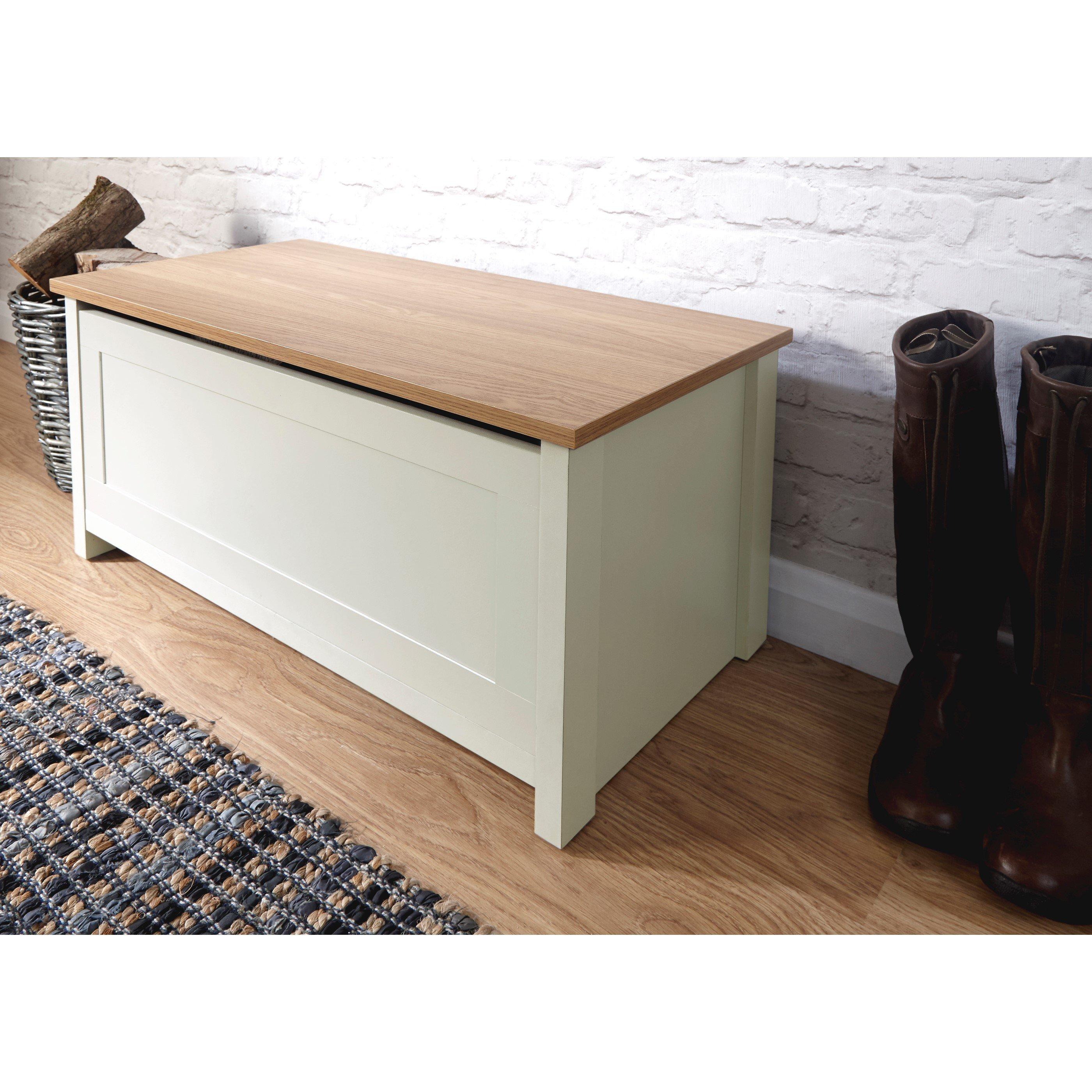 Gfw  Lancaster Ottoman Storage Box - Cream