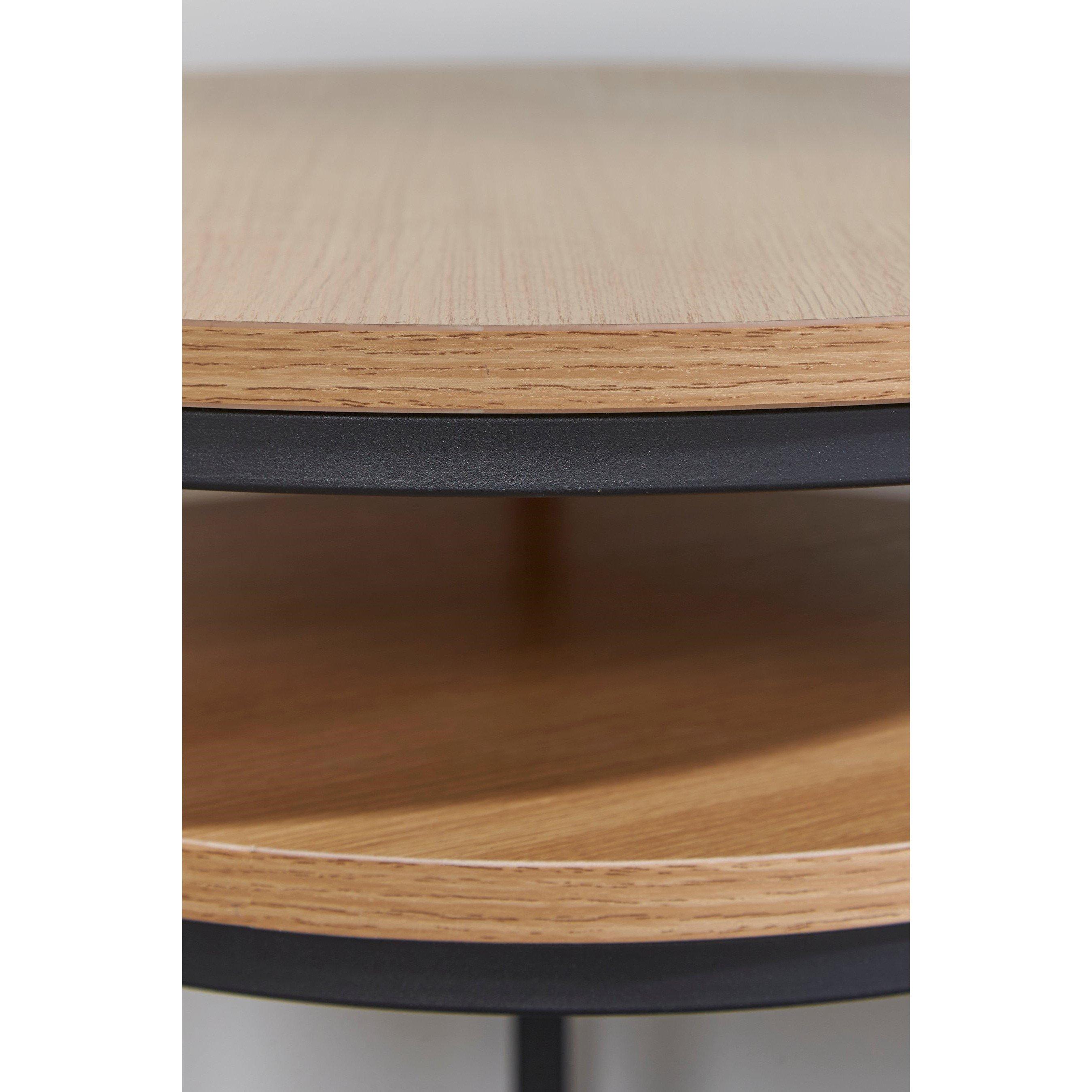 Oak - Homelife - Nesting Coffee Tables - 5