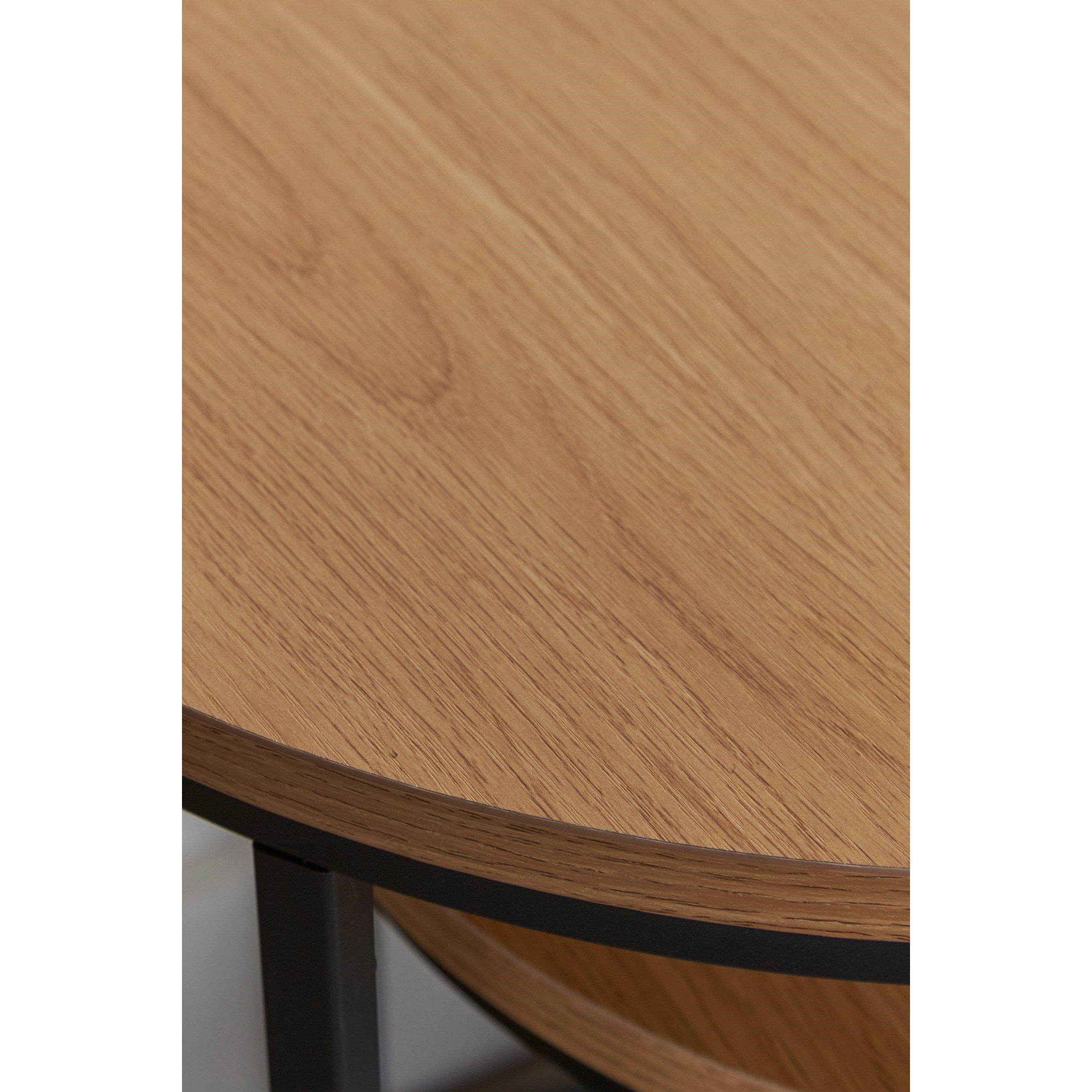 Oak - Homelife - Nesting Coffee Tables - 6