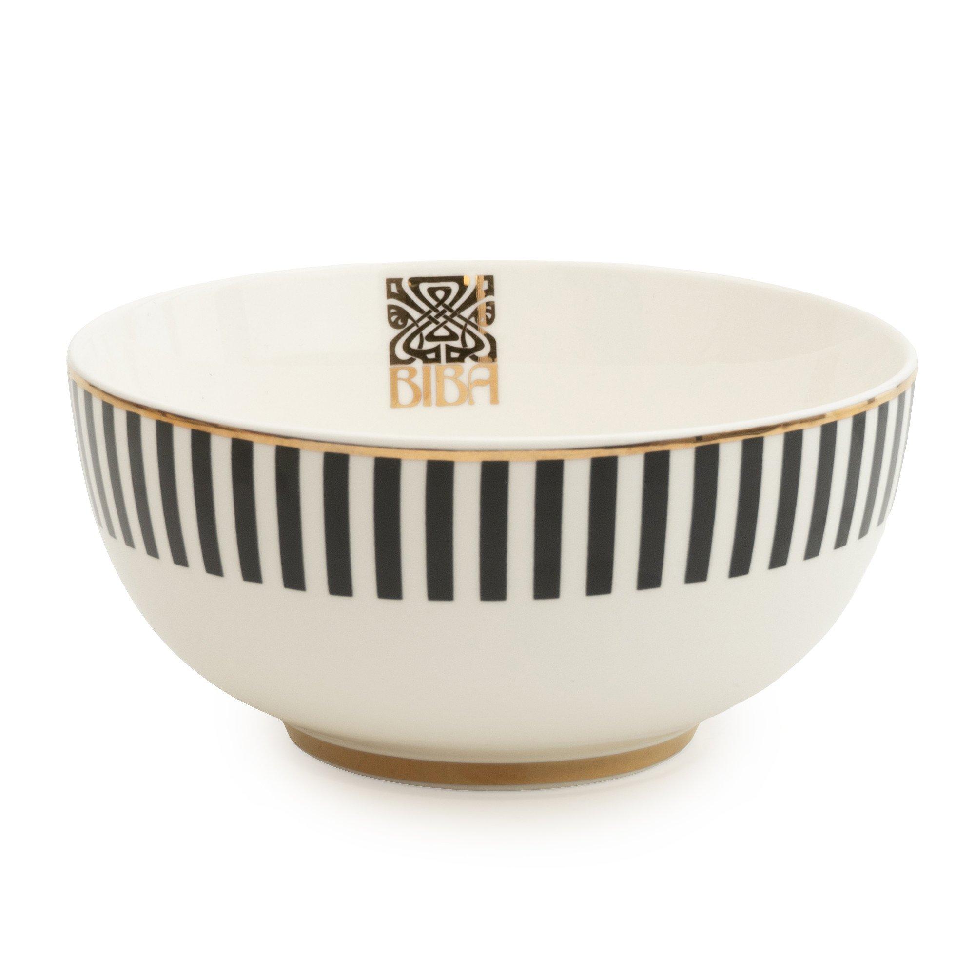 Listras preto e branco - Biba - Tess Daly Cereal Bowl