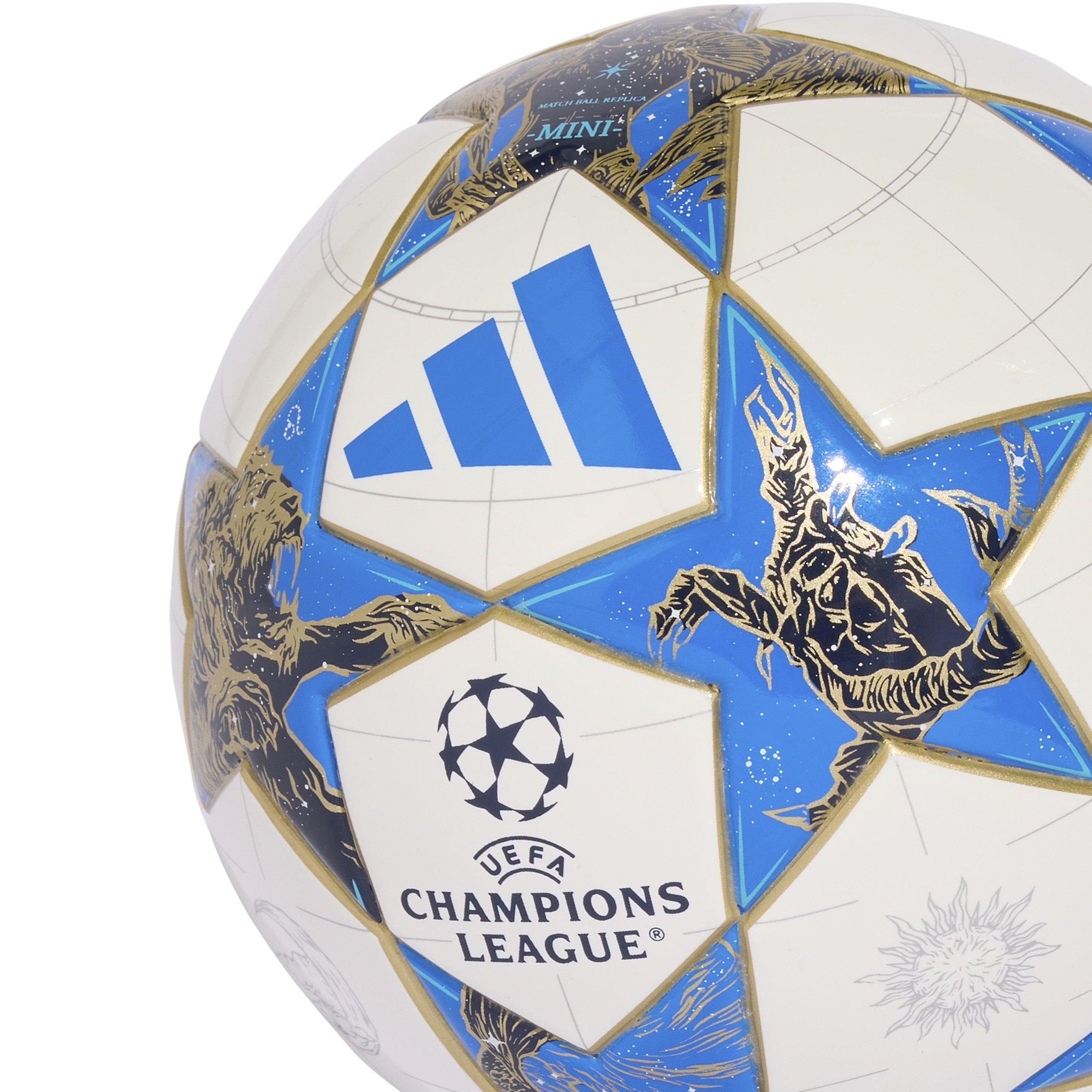 Wht/Blue/Gold - adidas - UCL 2025 2026 League Stage Mini Ball - 3