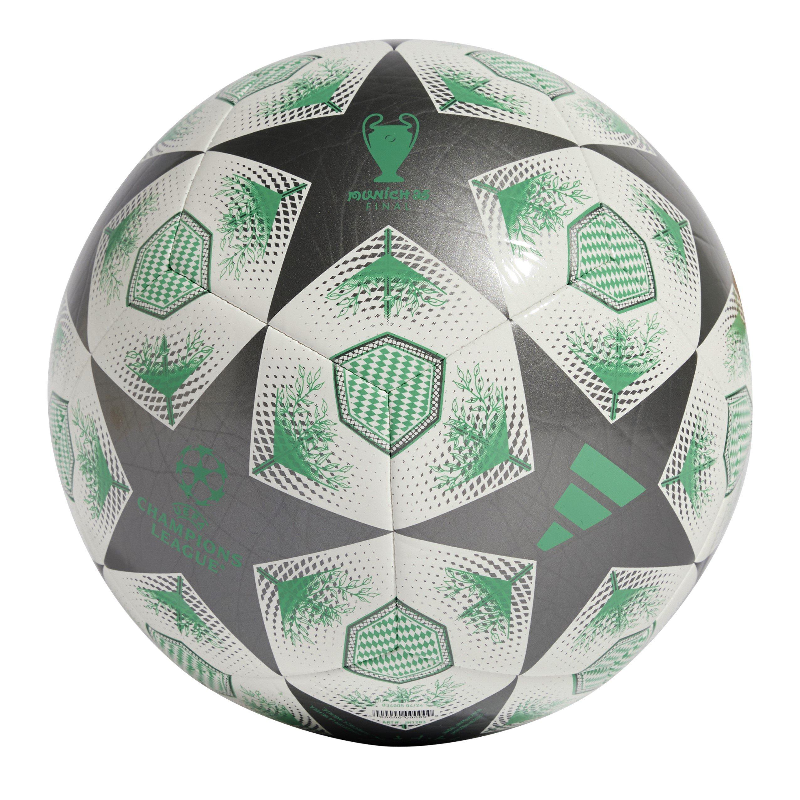 Adidas Men's Glider Football - Silver/Green - Size 4
