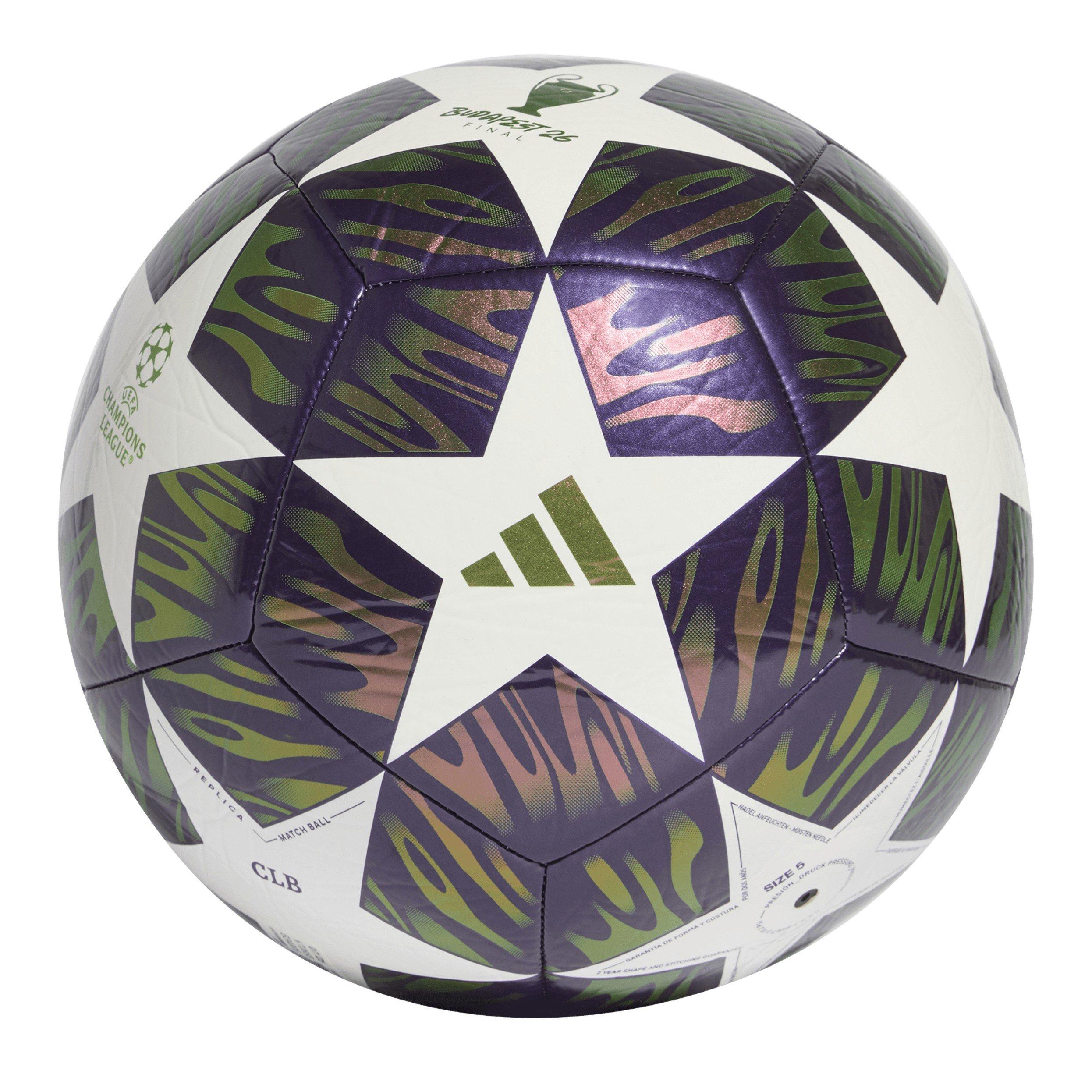 Adidas Men's Glider Football - Purple/White - Size 5