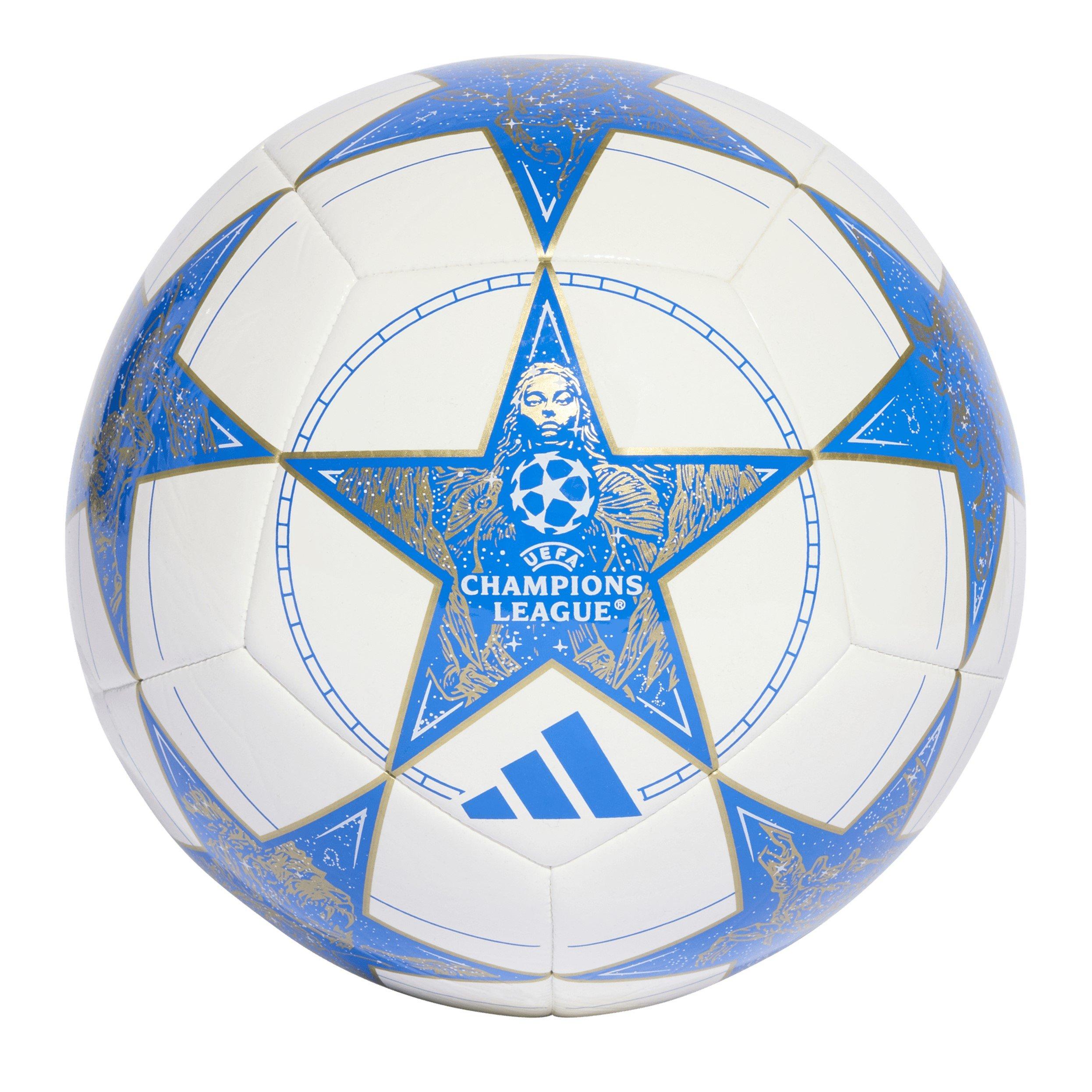Adidas Men's Glider Football - White/Blue - Size 5