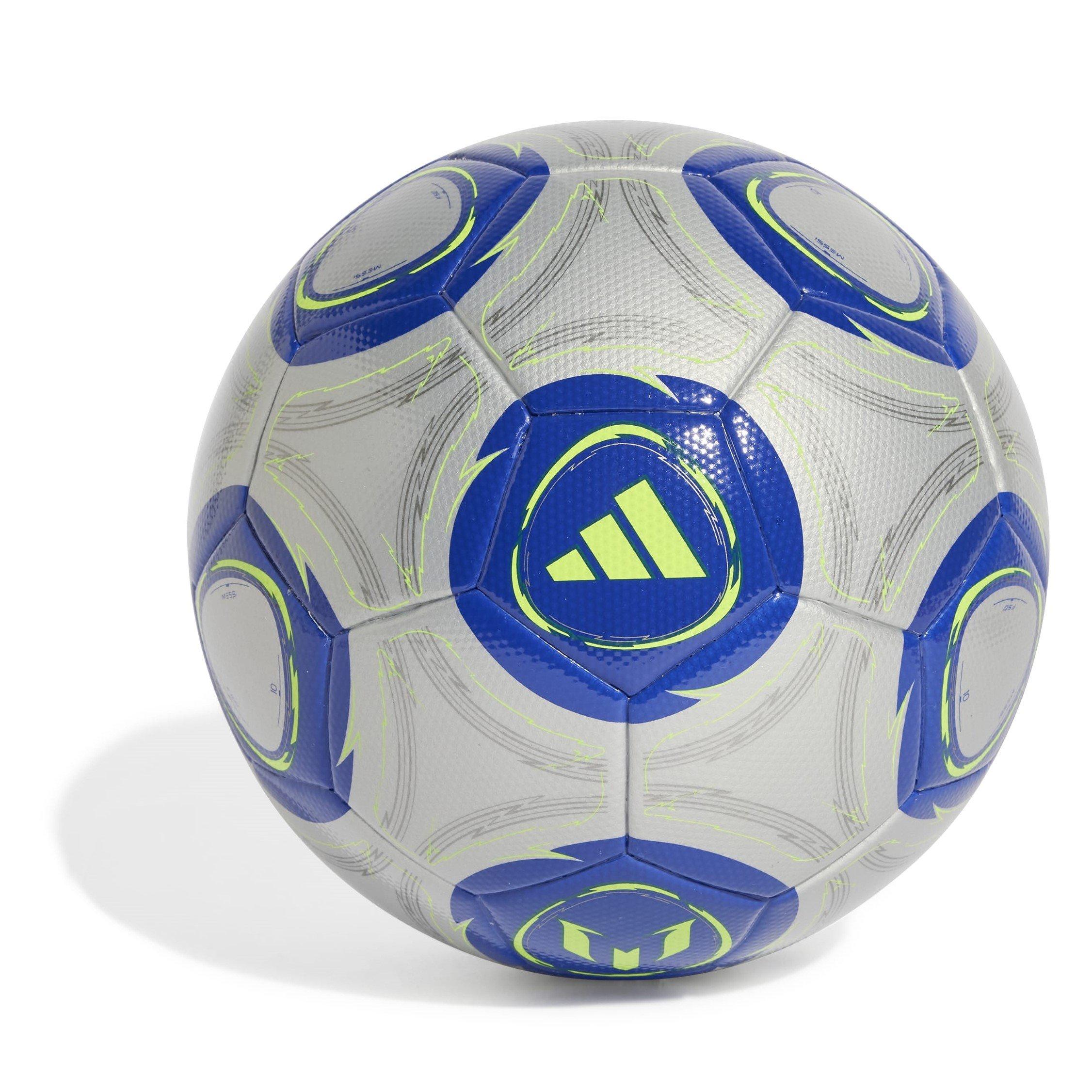 Adidas  Messi League Football Adults - Silver/Blue - Size 5