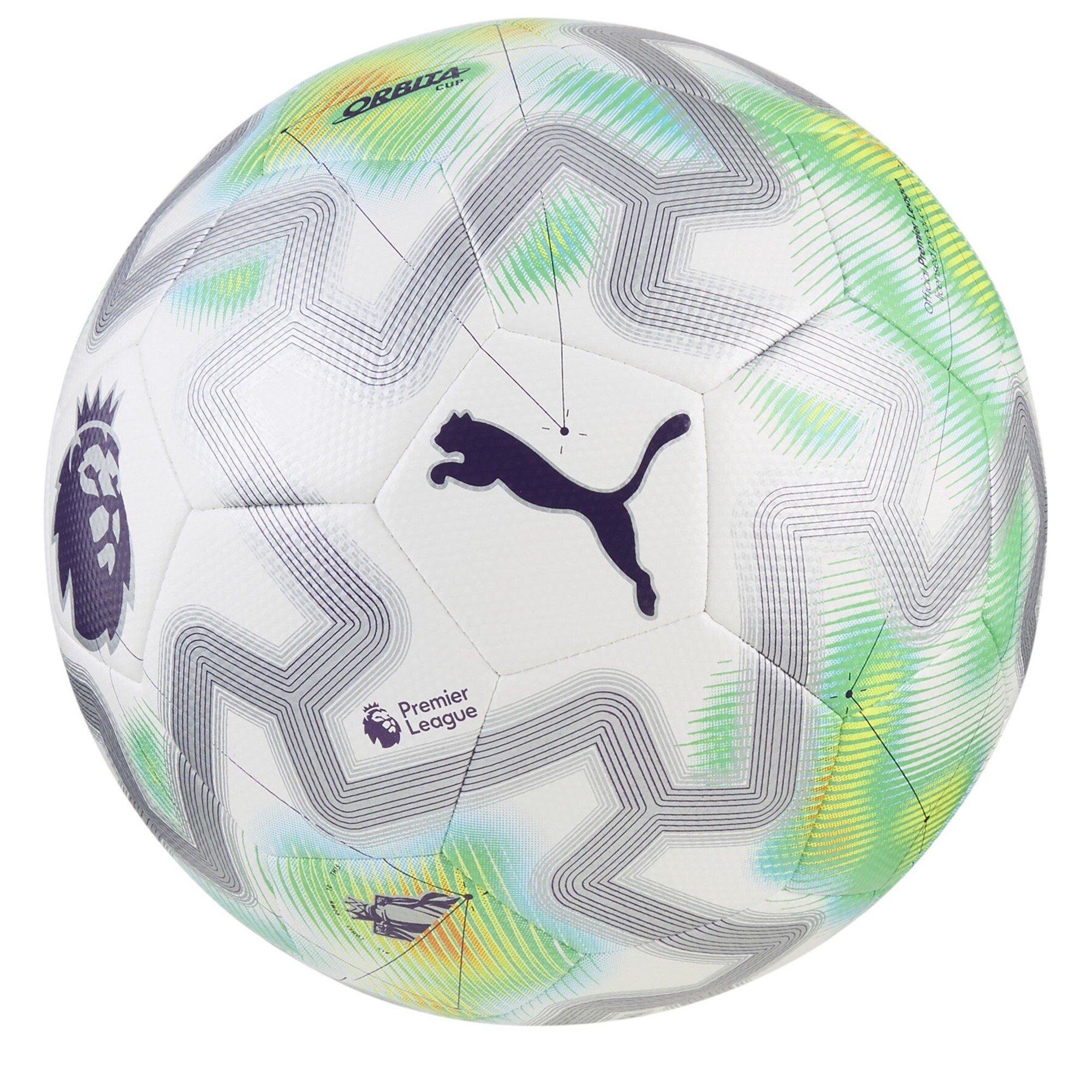 Puma Unisex White/Green Orbita Cup Premier League Football 2025 2026 - Size 3 - Image 4