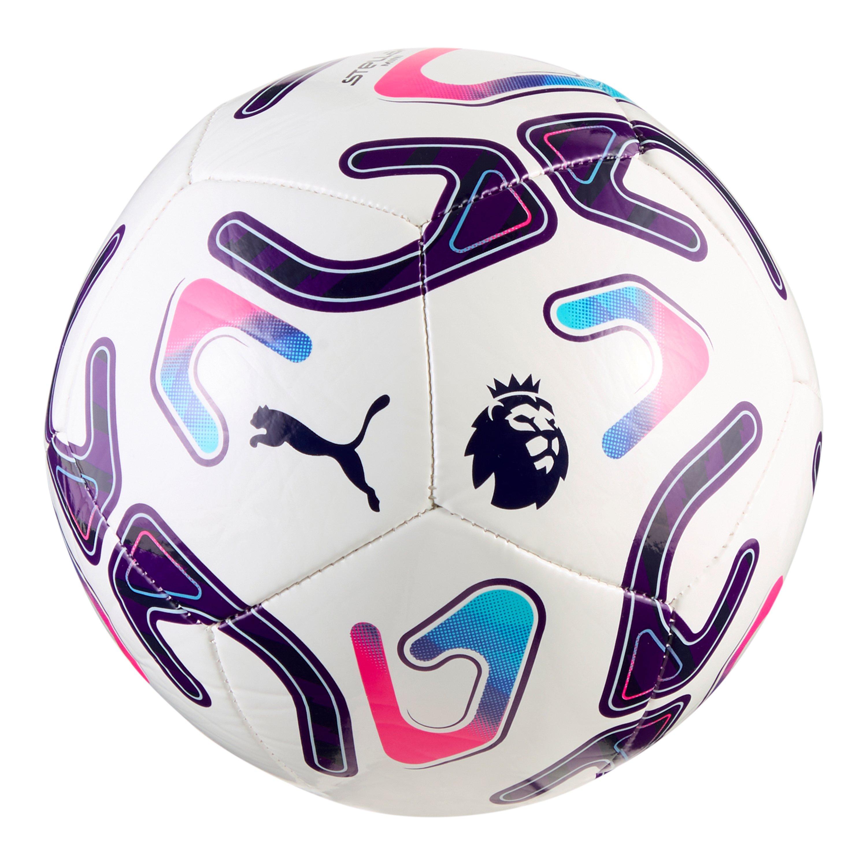 Puma  Premier League Mini Football - White/Purple - Mini