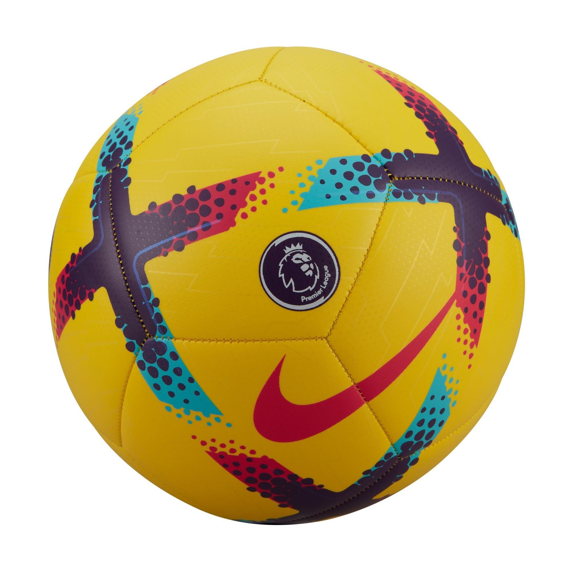 Yellow/Purple - Nike - Premier League Pitch Football - 2