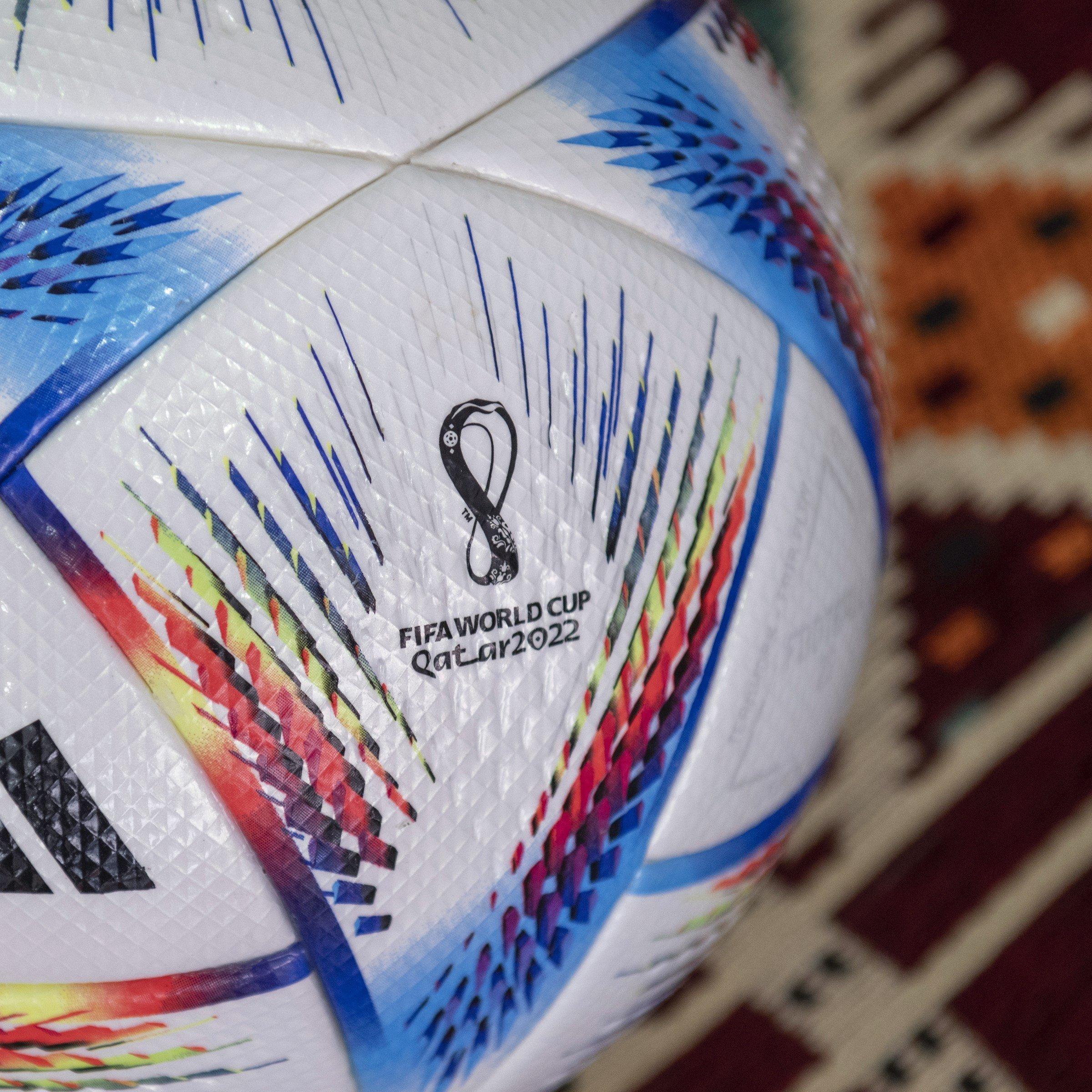 Branco/Pantone - adidas - Rihla 2022 World Cup Football - 5