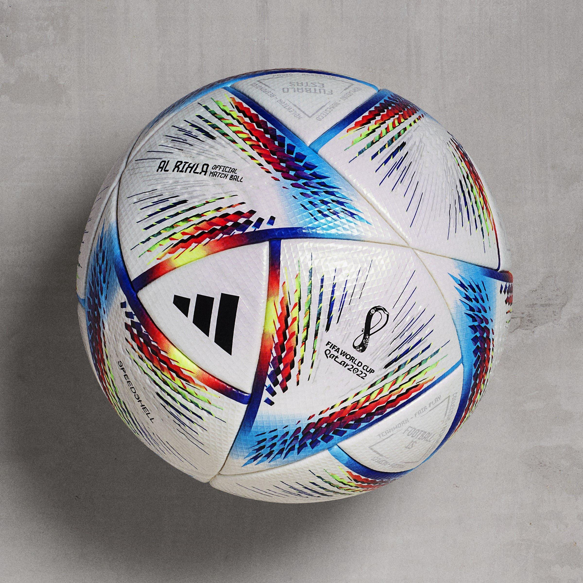 Branco/Pantone - adidas - Rihla 2022 World Cup Football - 6