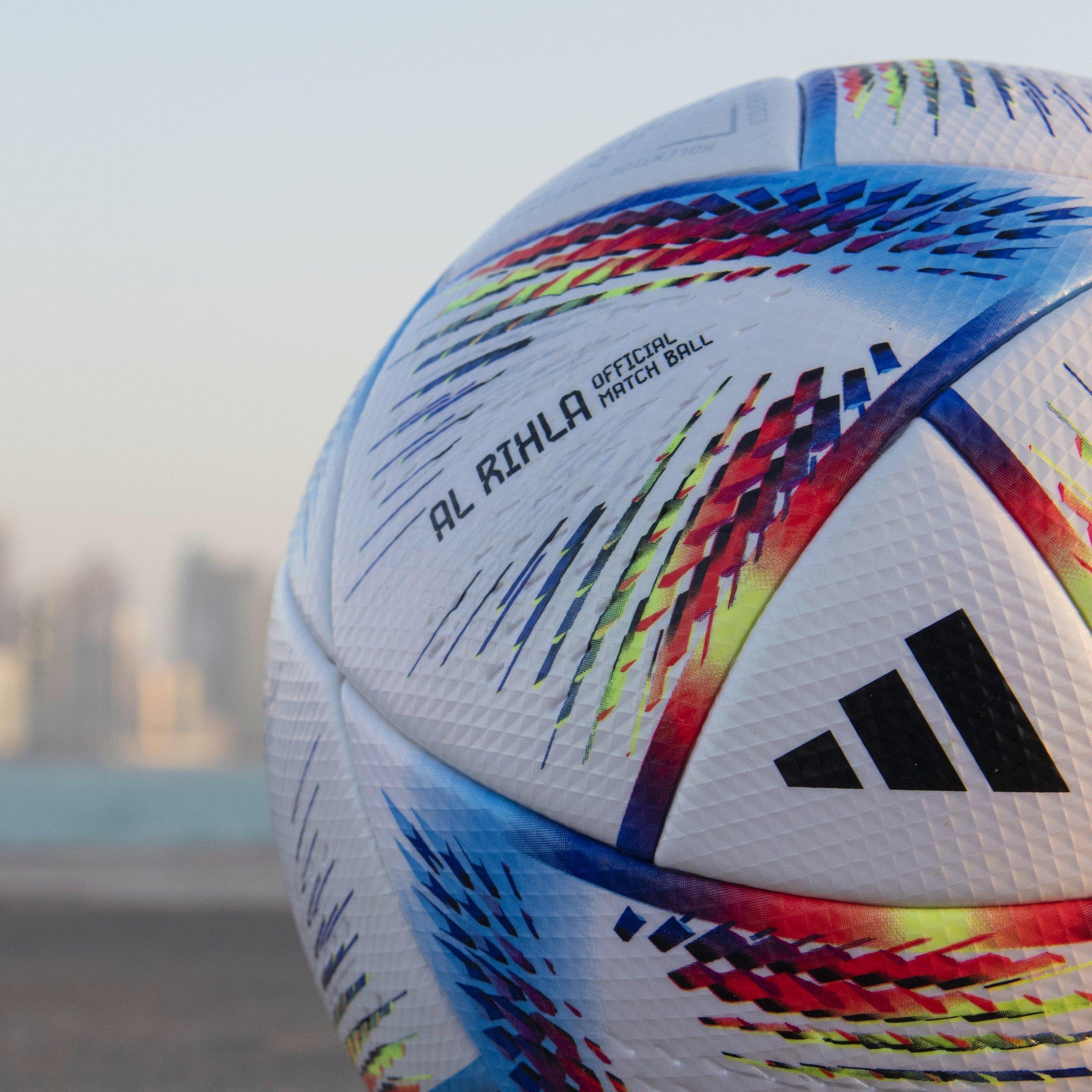 Branco/Pantone - adidas - Rihla 2022 World Cup Football - 7