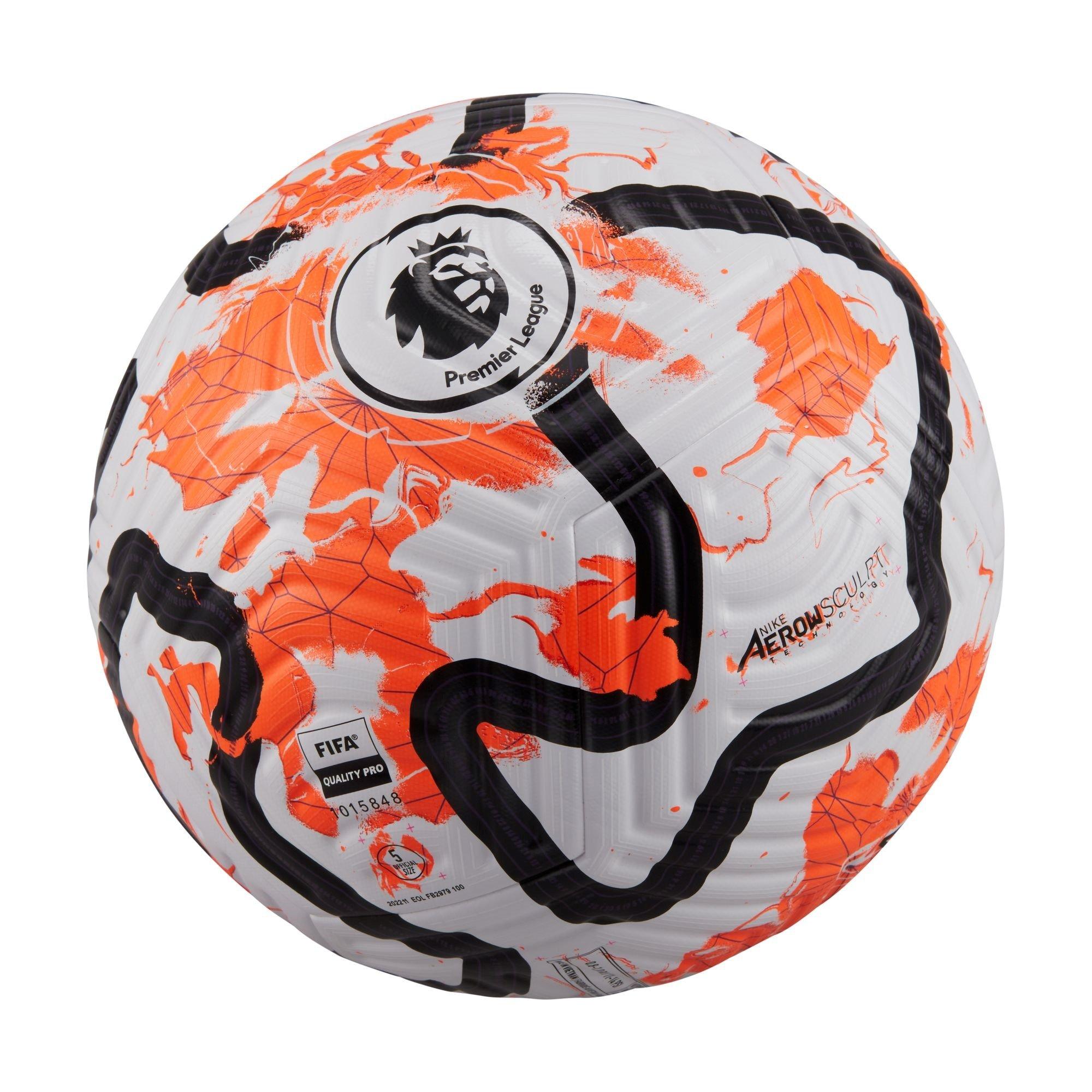White/Orange - Nike - Premier League Pro Flight Football - 2