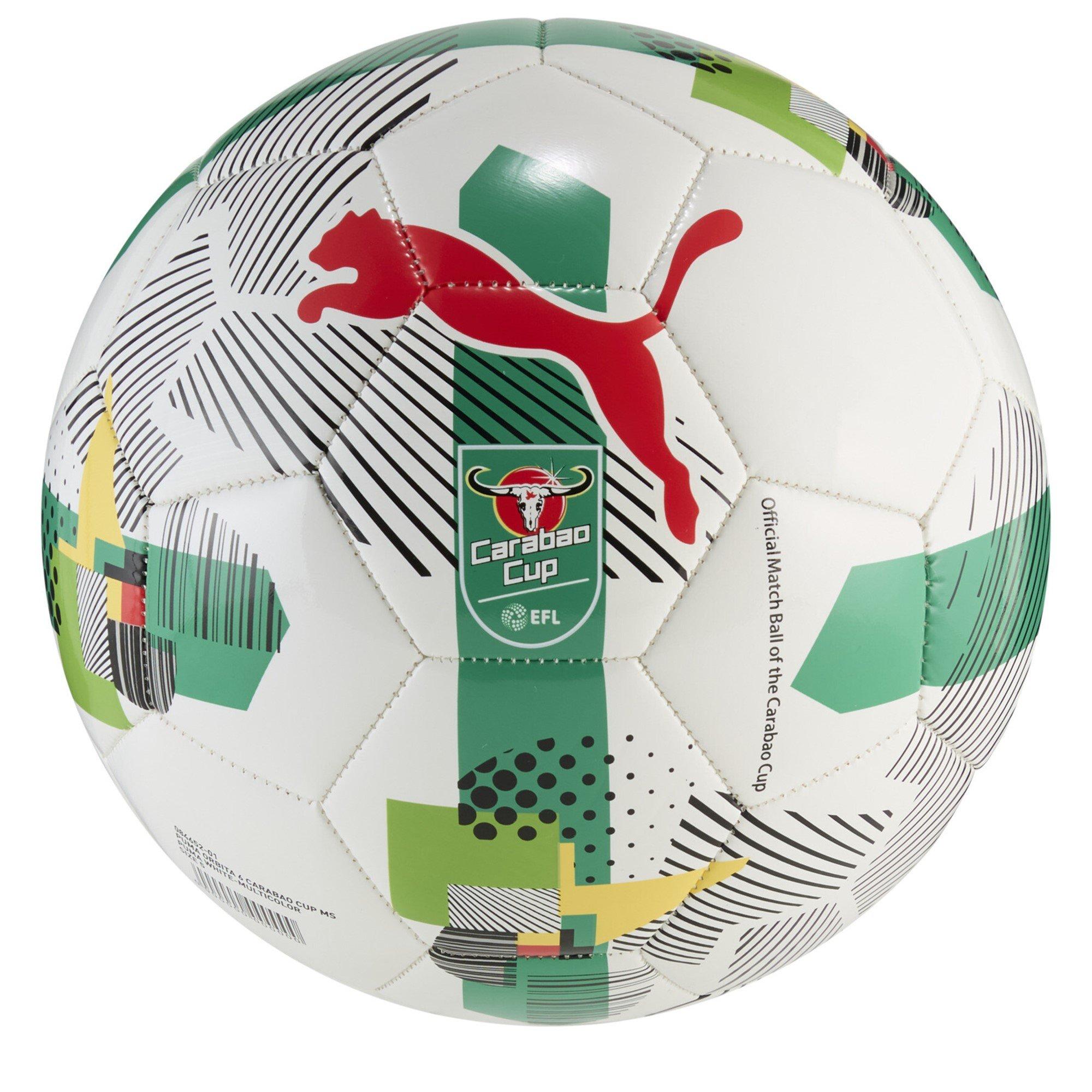 White/Green - Puma - Orbita 6 Carabao Cup Football - 1