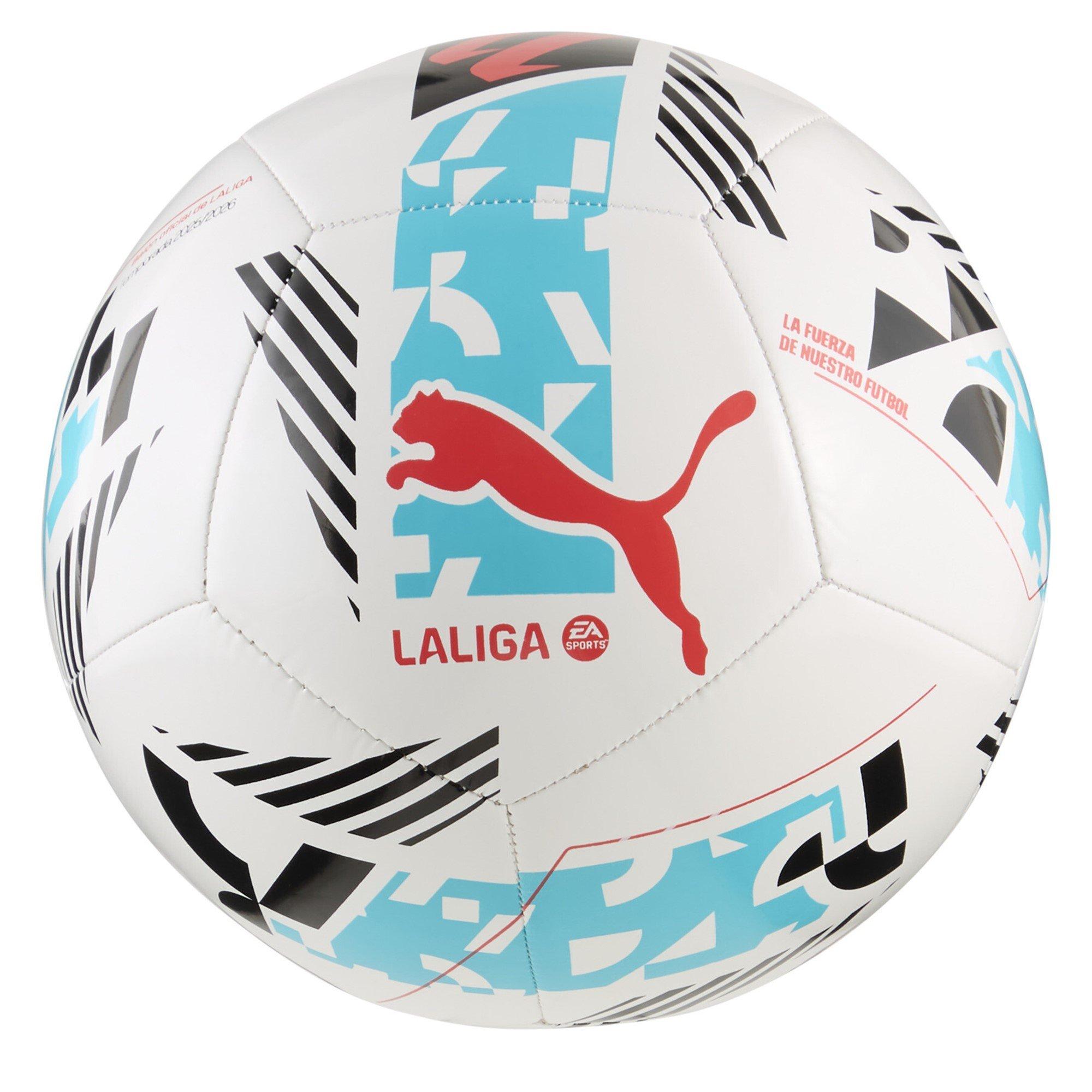 Puma  Orbita La Liga 1 2025 2026 Football Adults - White/Blue - Size 3