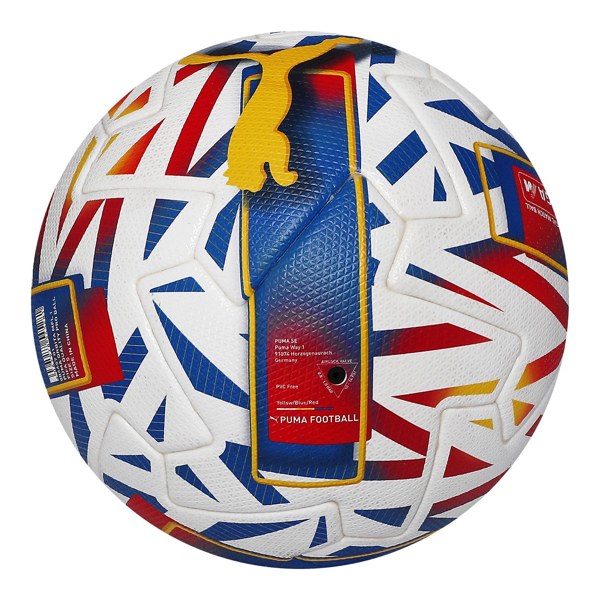 White/Multi - Puma - Orbita MFL 1 Football - 4