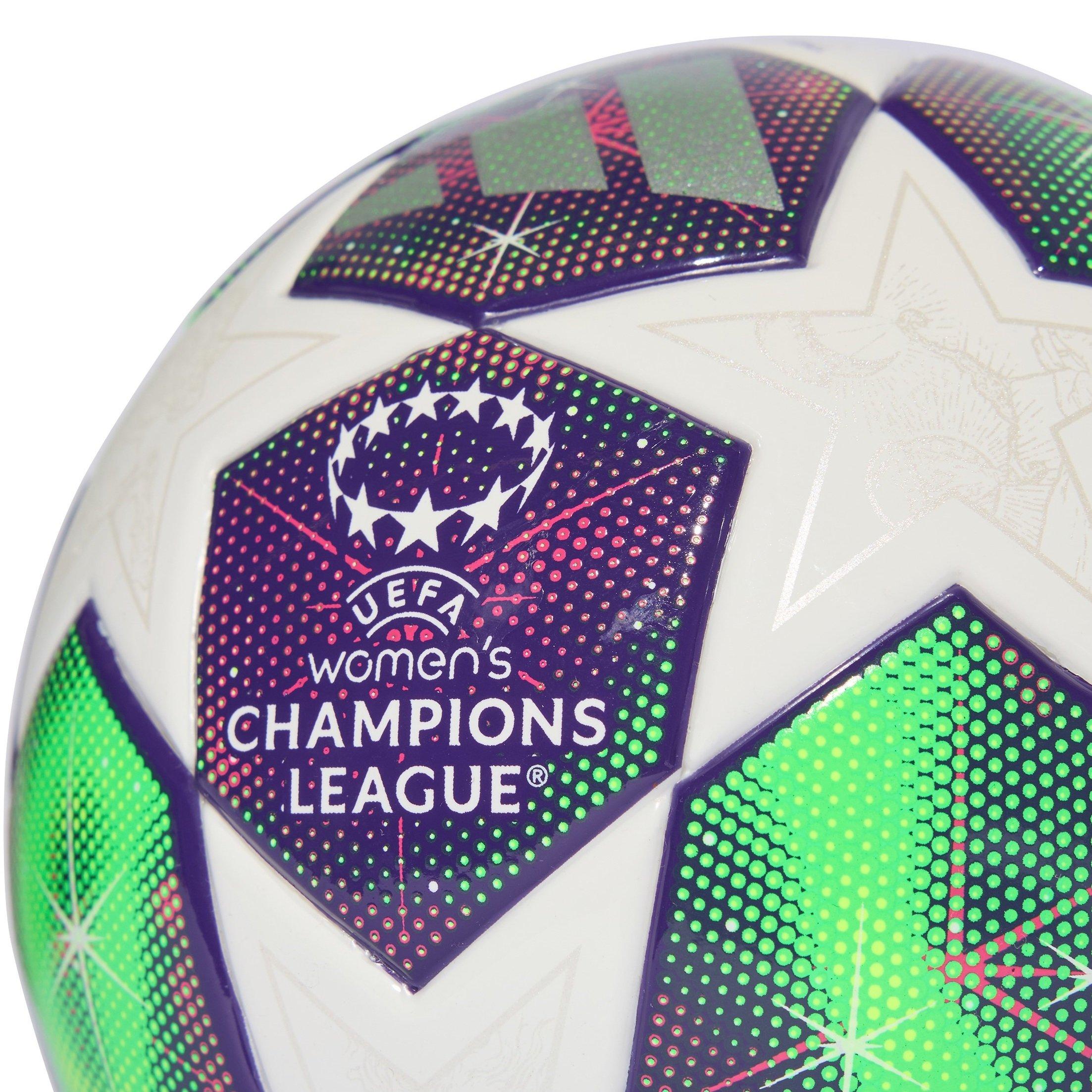 White/Yellow - adidas - Womens UEFA Champions League Mini Football 2025 2026 - 3