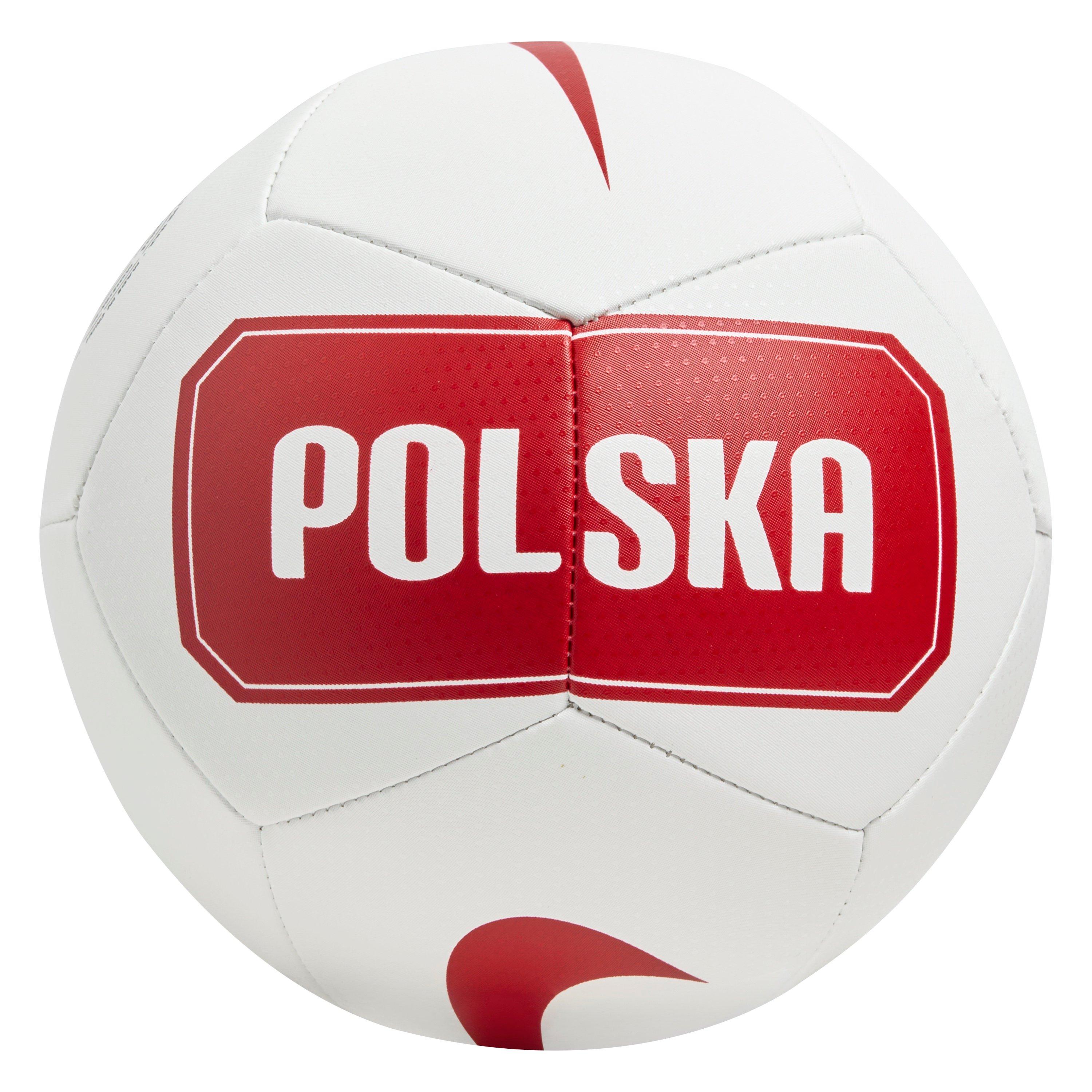 Nike  Poland Footballs - White/Red - Size 1