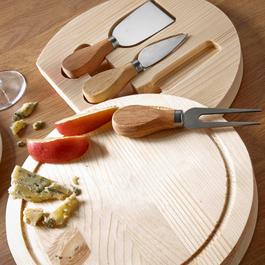 Studio Wooden Cheeseboard With Tools