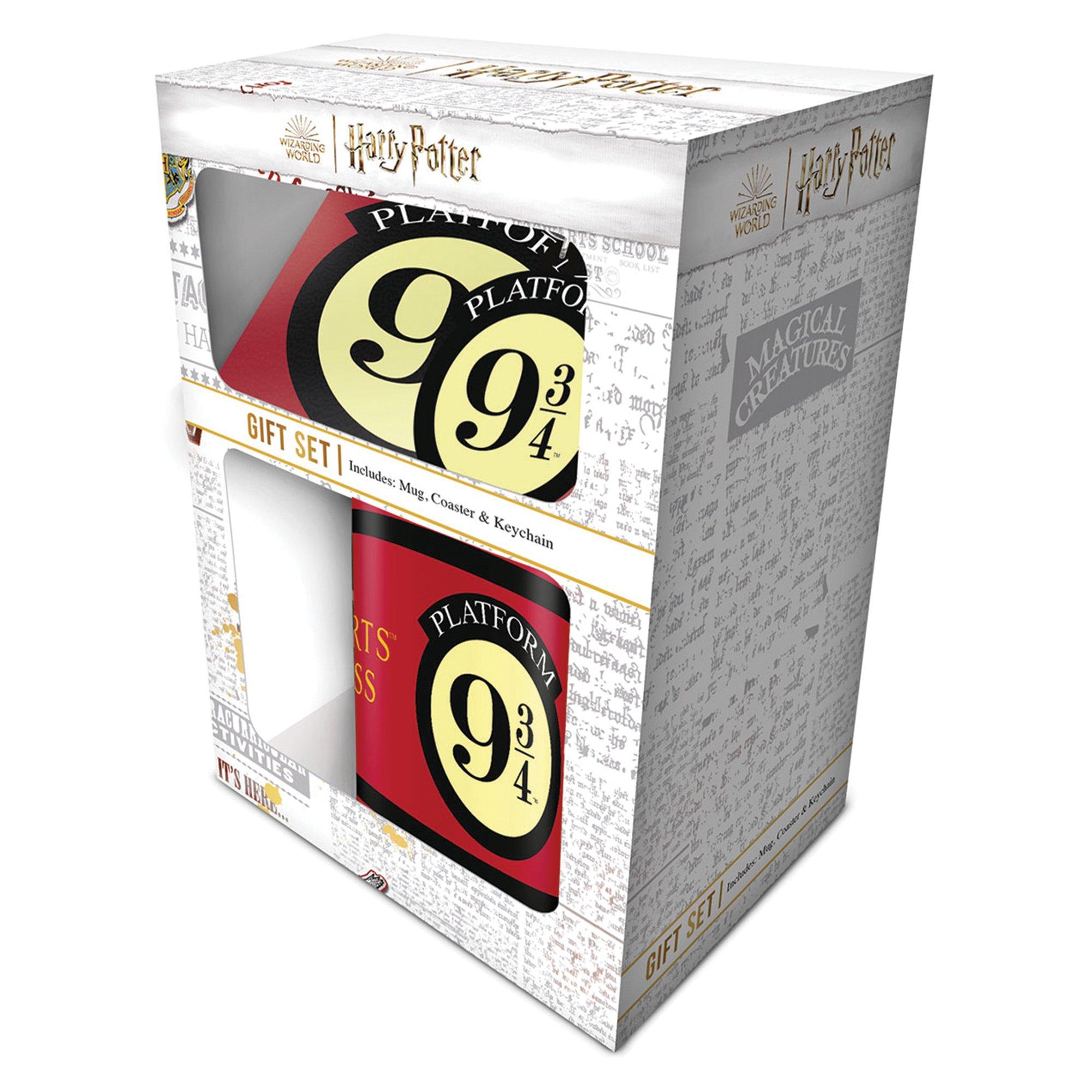 Harry Potter - Character - Harry Potter Platform 9 3/4 Mug, Coaster & Keychain Novelty Gift Set