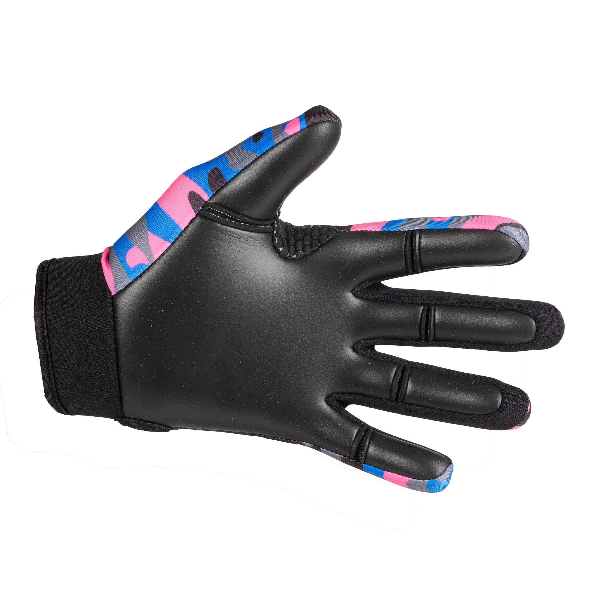 Blk/Pnk/Blu Cam - Karakal - Camo Gloves Junior - 3