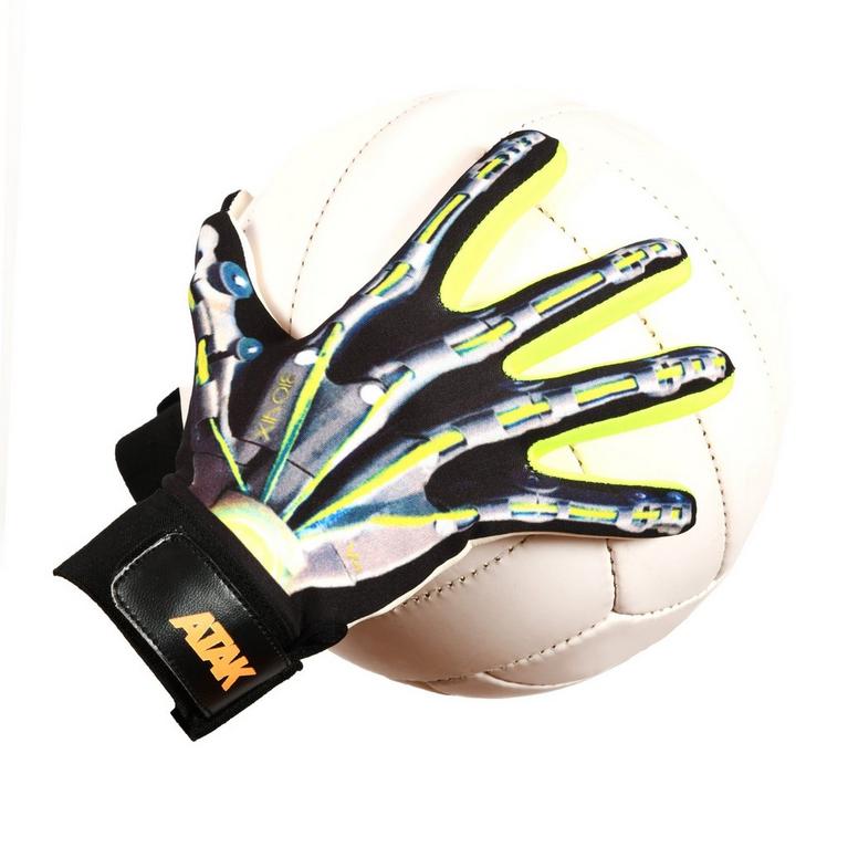 Argent/Jaune - Atak - Atak Bionix Gaelic Gloves Junior - 3