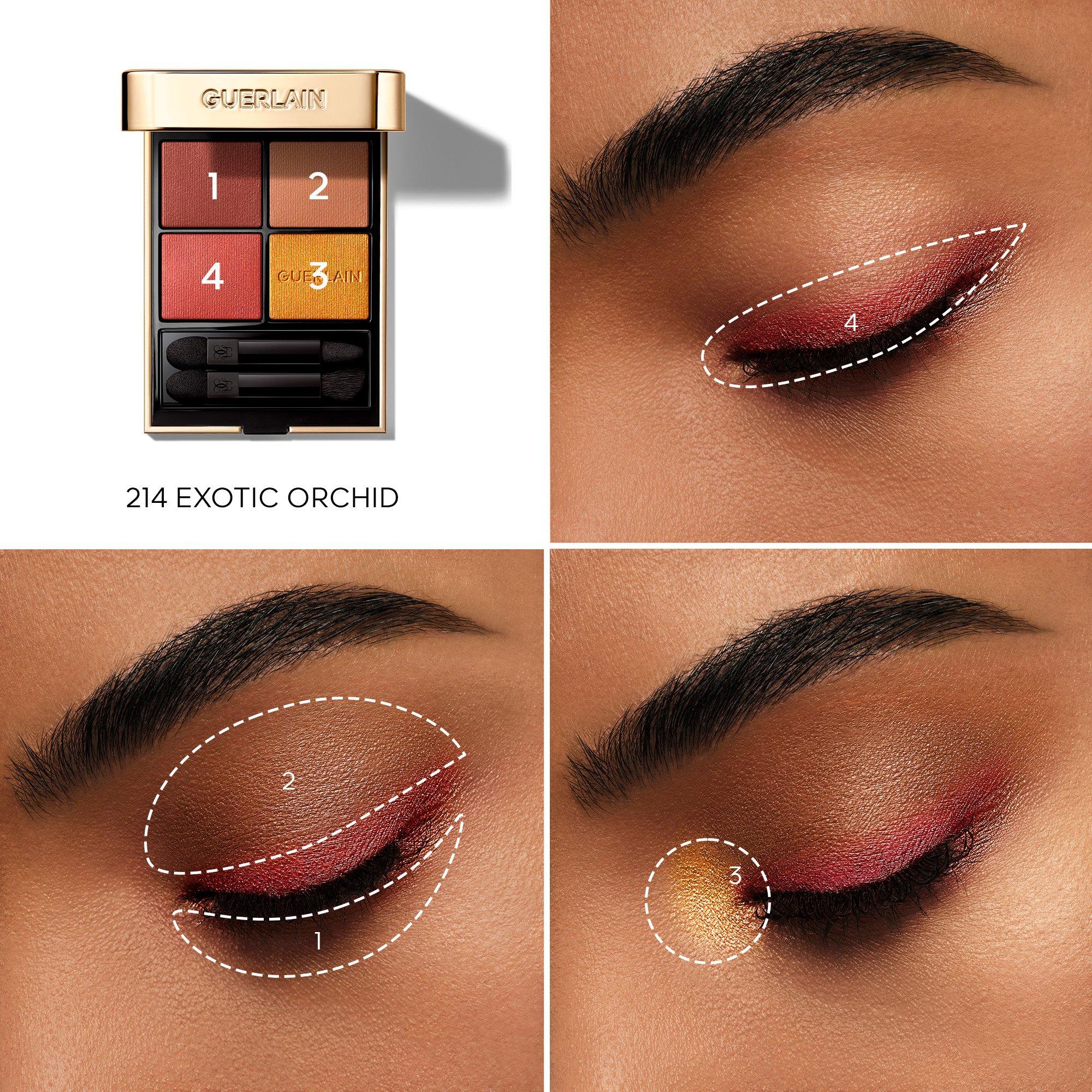 214 Orchid - Guerlain - Ombres G Eyeshadow quad - 4