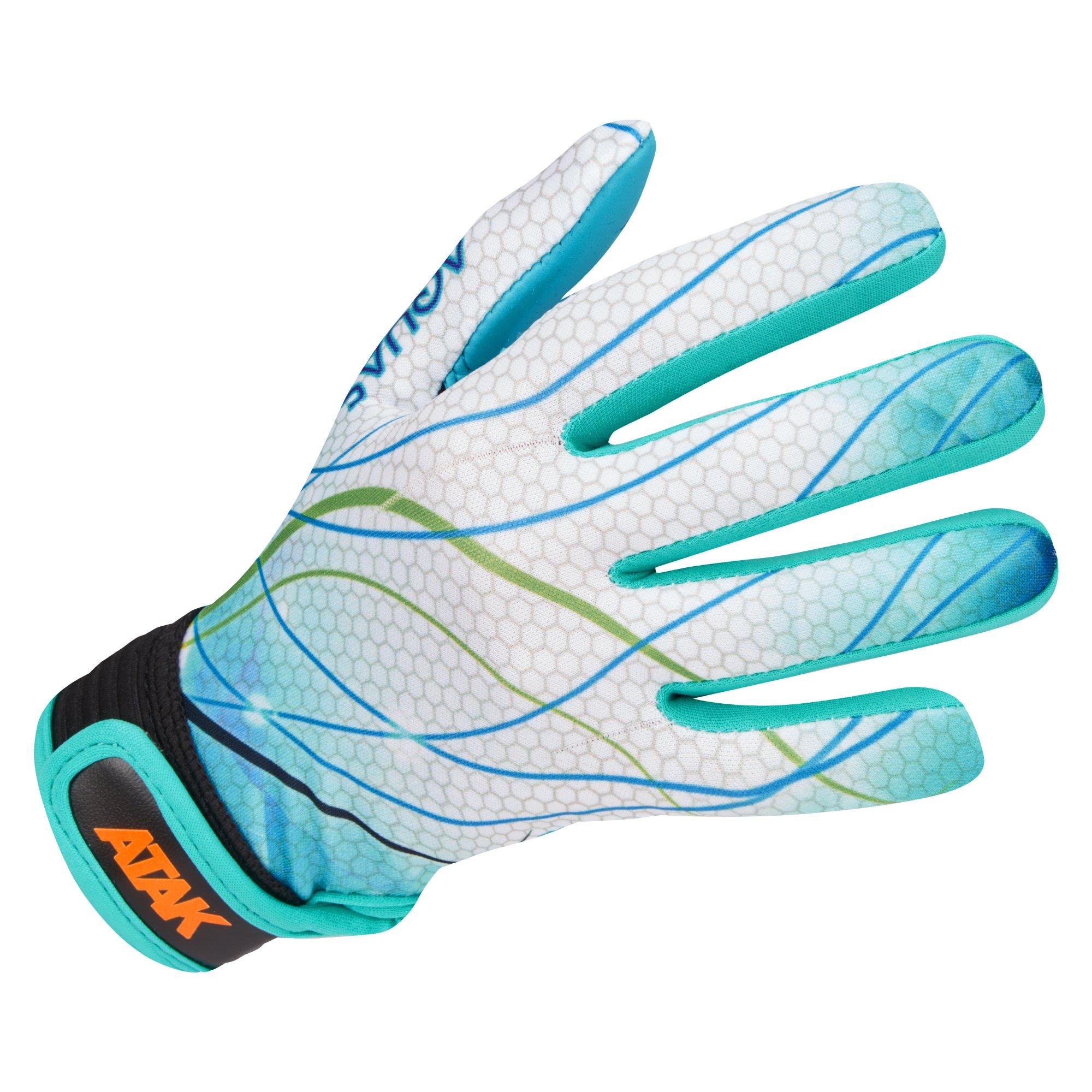 Aqua Blue - ATAK Sports - Aquas Gaelic Gloves Senior - 4