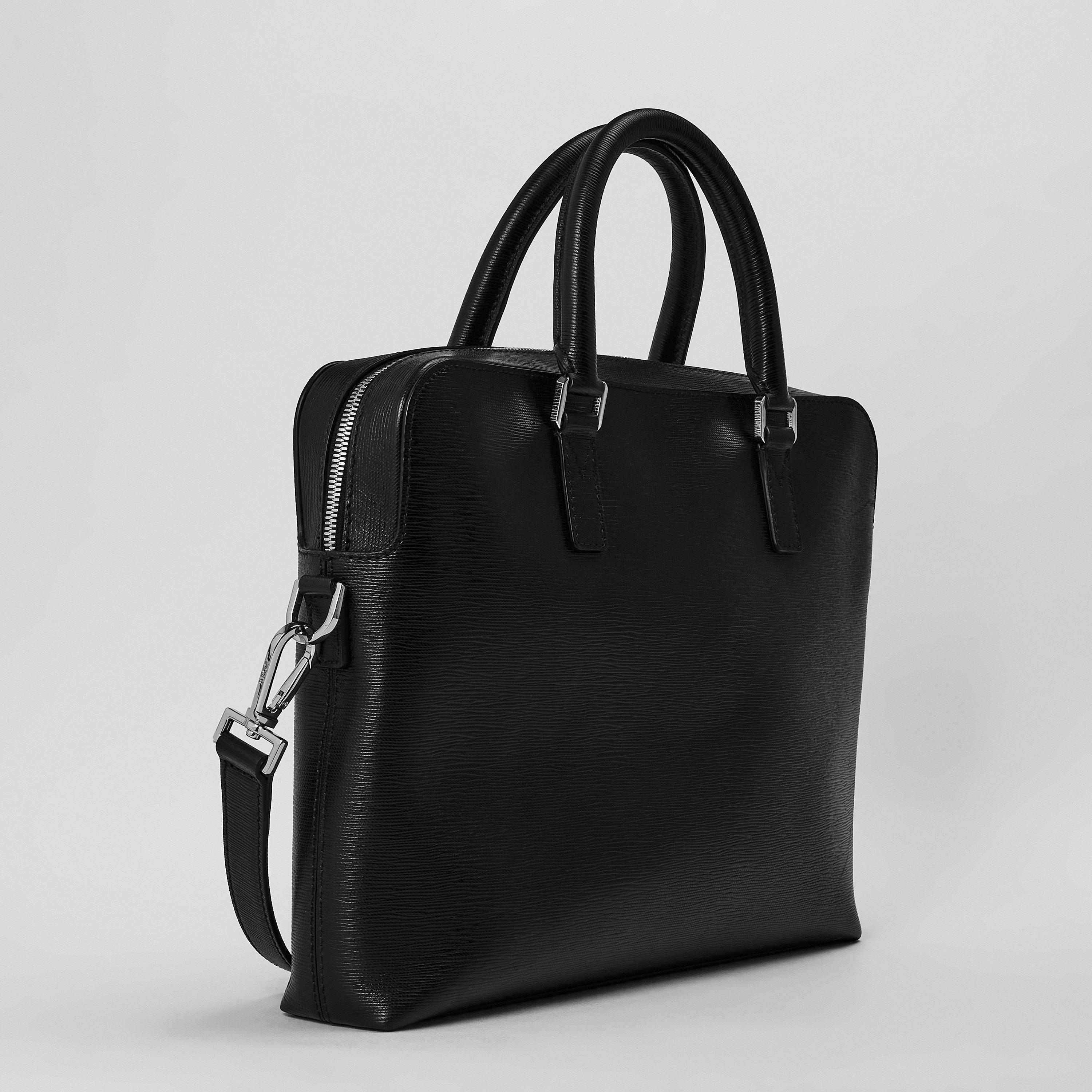 Black - Boss - Men's Gallerya Document Bag - 2
