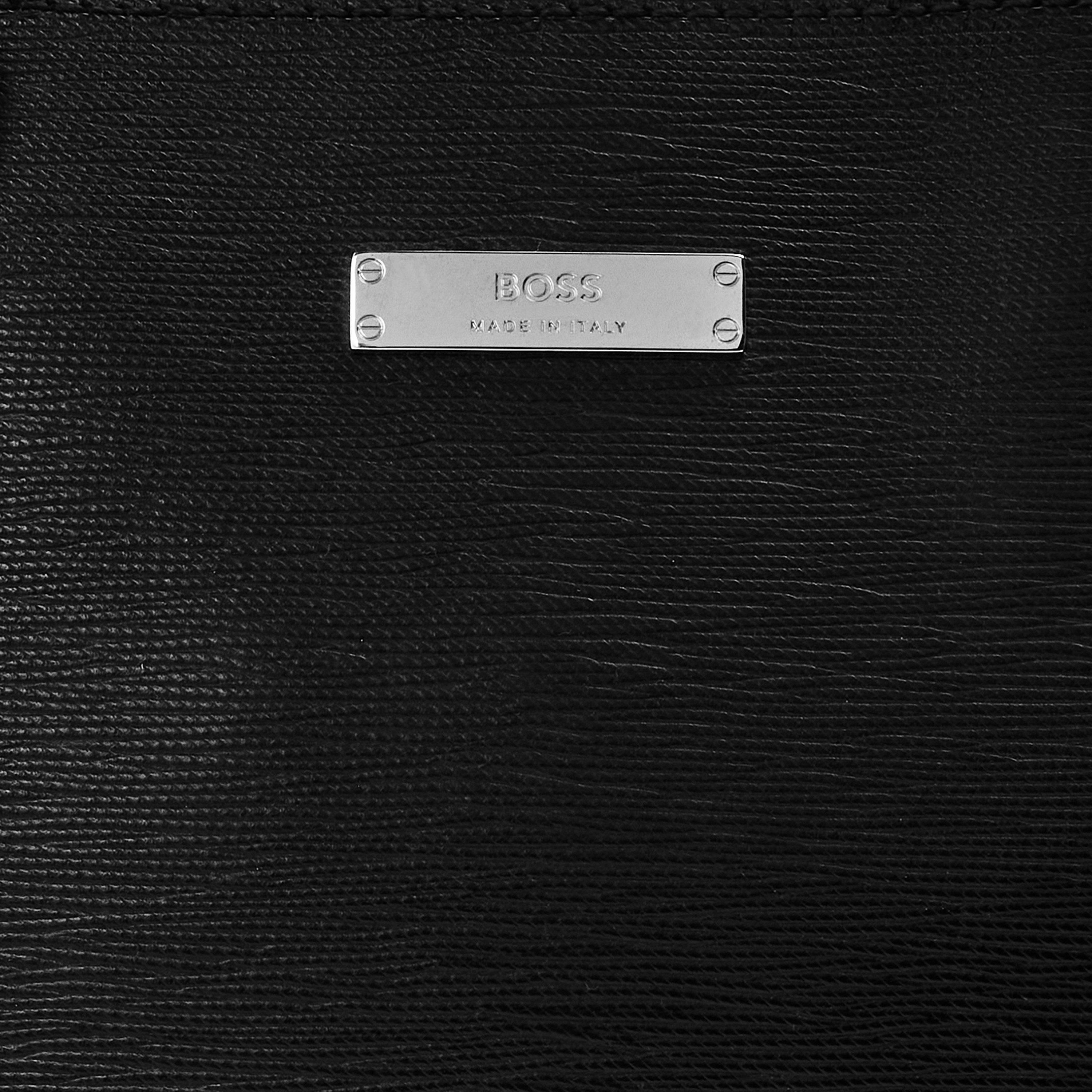 Black - Boss - Men's Gallerya Document Bag - 4