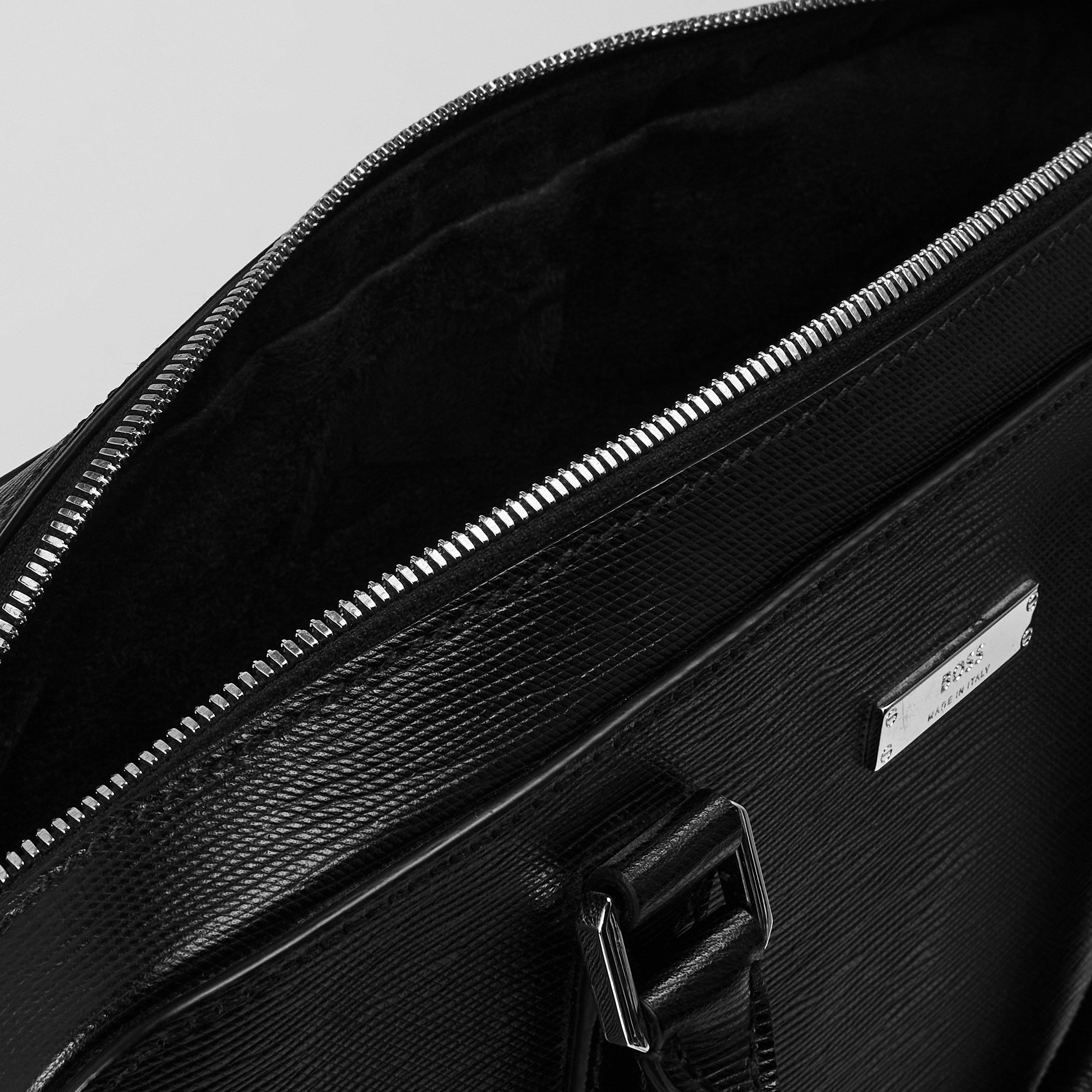 Black - Boss - Men's Gallerya Document Bag - 5