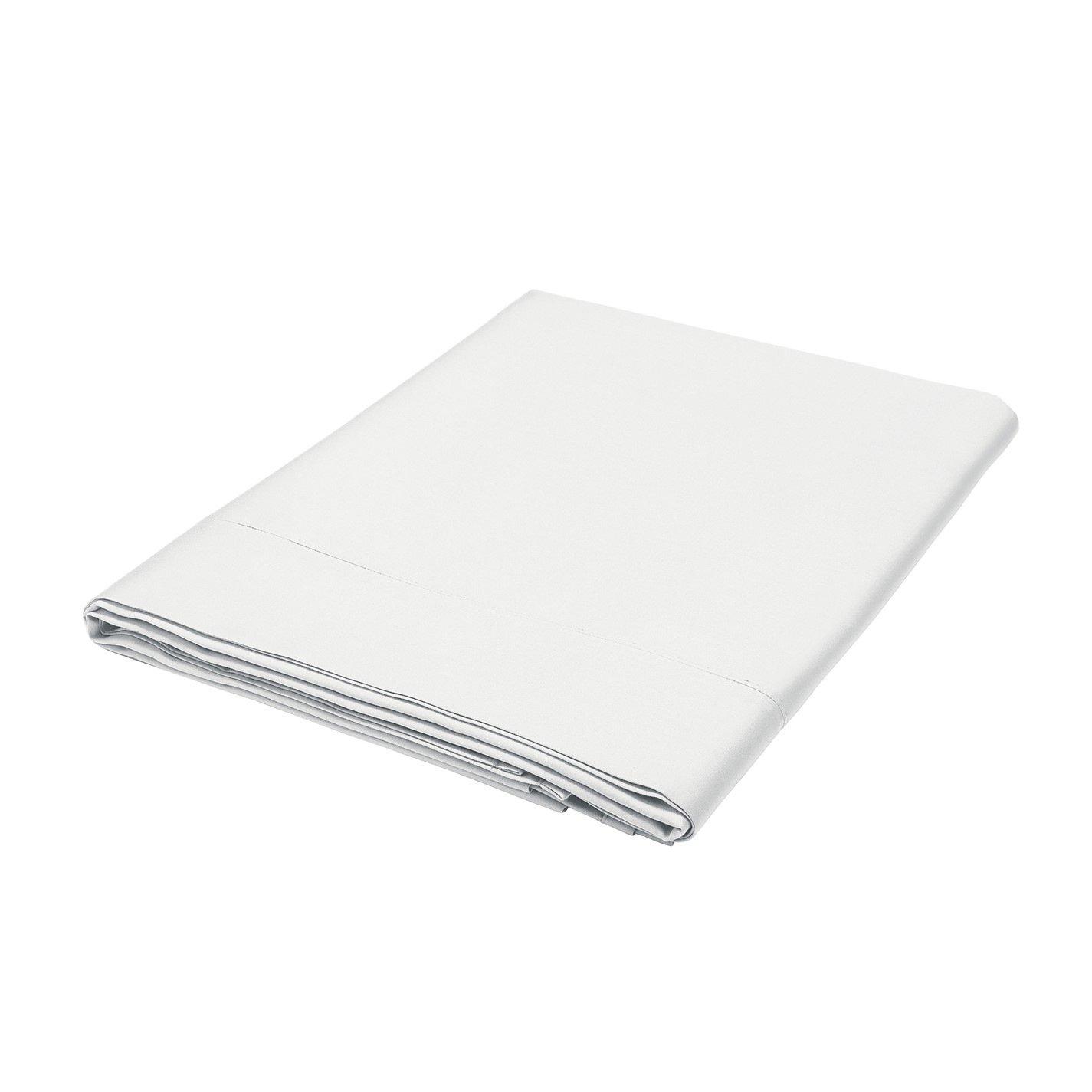 White - Bedeck of Belfast - Cotton Sateen Flat Sheet 400TC - 2