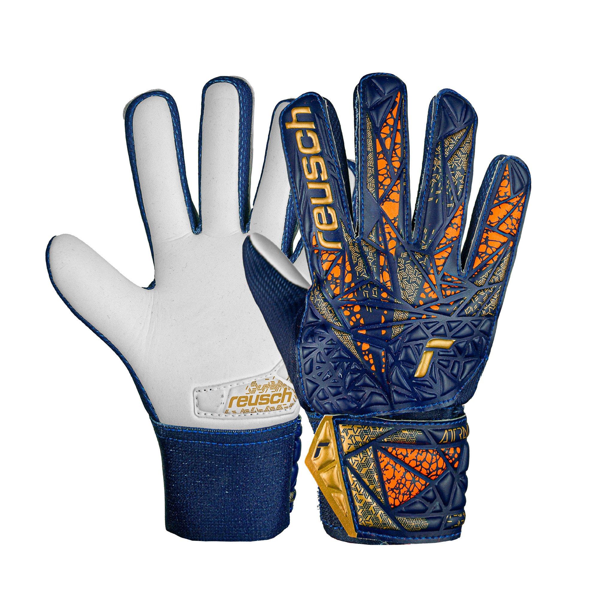 Prem Blue/Gold - Reusch - Adults Grip Goalkeeper Gloves - 1