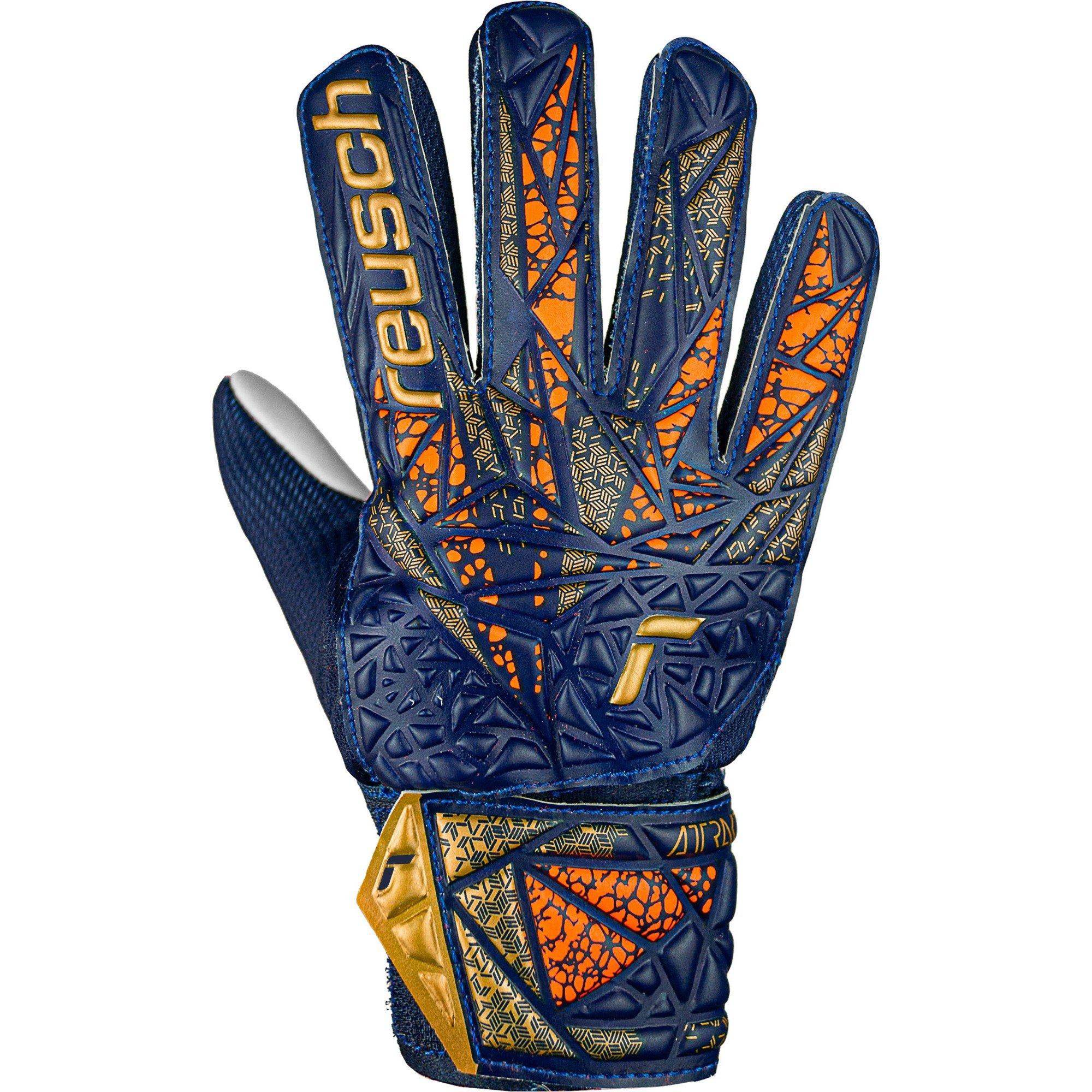 Prem Blue/Gold - Reusch - Adults Grip Goalkeeper Gloves - 2