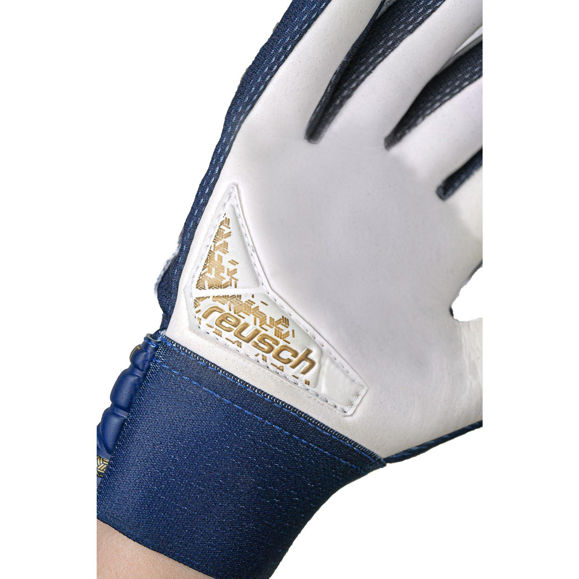Prem Blue/Gold - Reusch - Adults Grip Goalkeeper Gloves - 5
