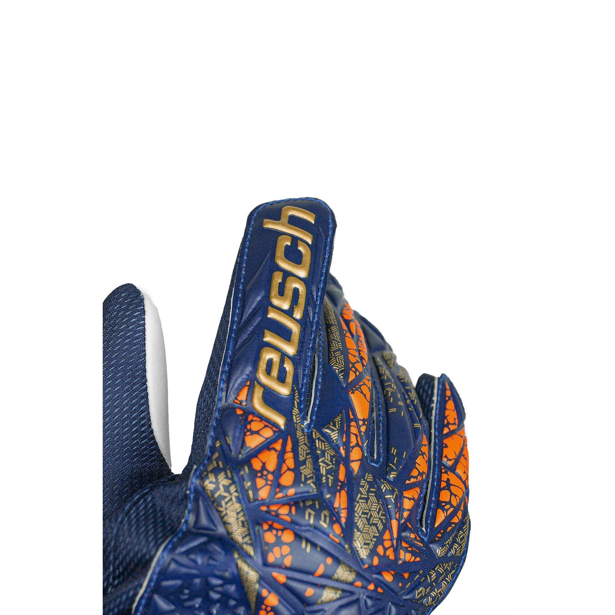 Prem Blue/Gold - Reusch - Adults Grip Goalkeeper Gloves - 7