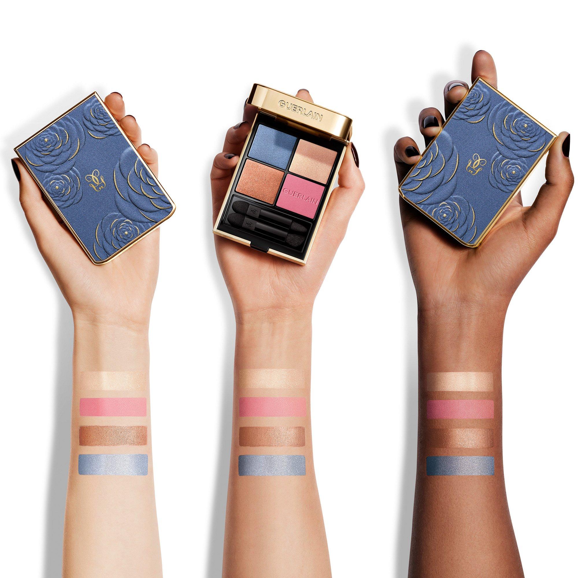 396 BLOSSOM - Guerlain - Ombres G Denim Blossom Eyeshadow quad - Limited Edition - 5