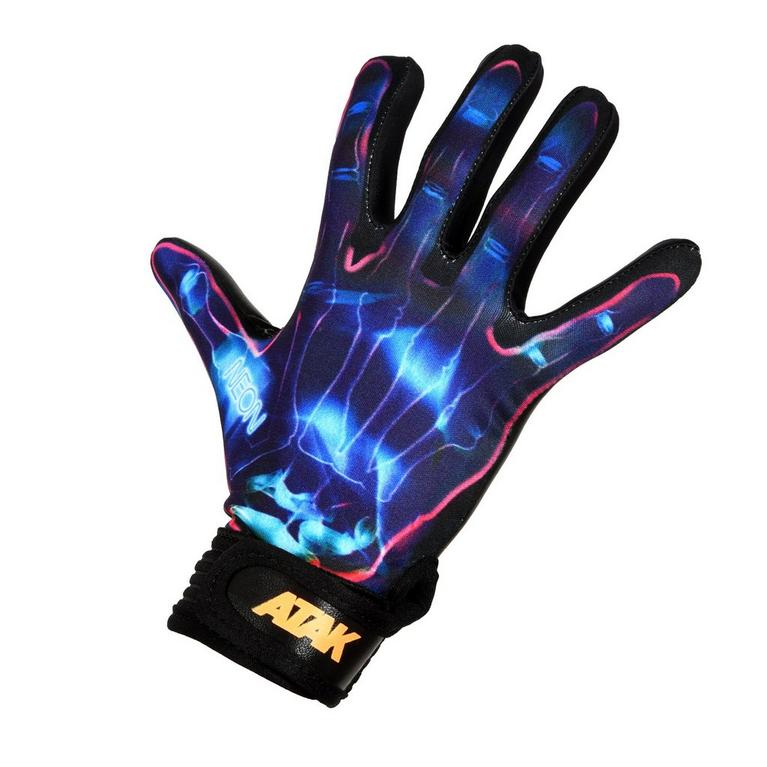 Violet - Atak - Neon Gaelic Gloves Senior - 1