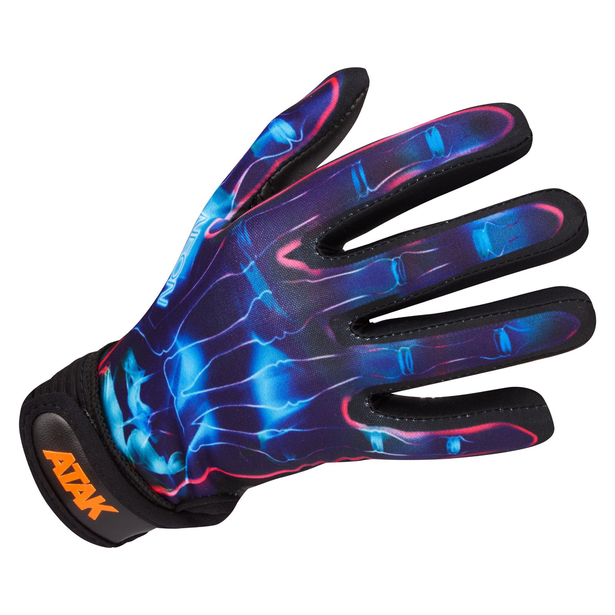 Purple - ATAK Sports - Neon Gaelic Gloves Junior - 4