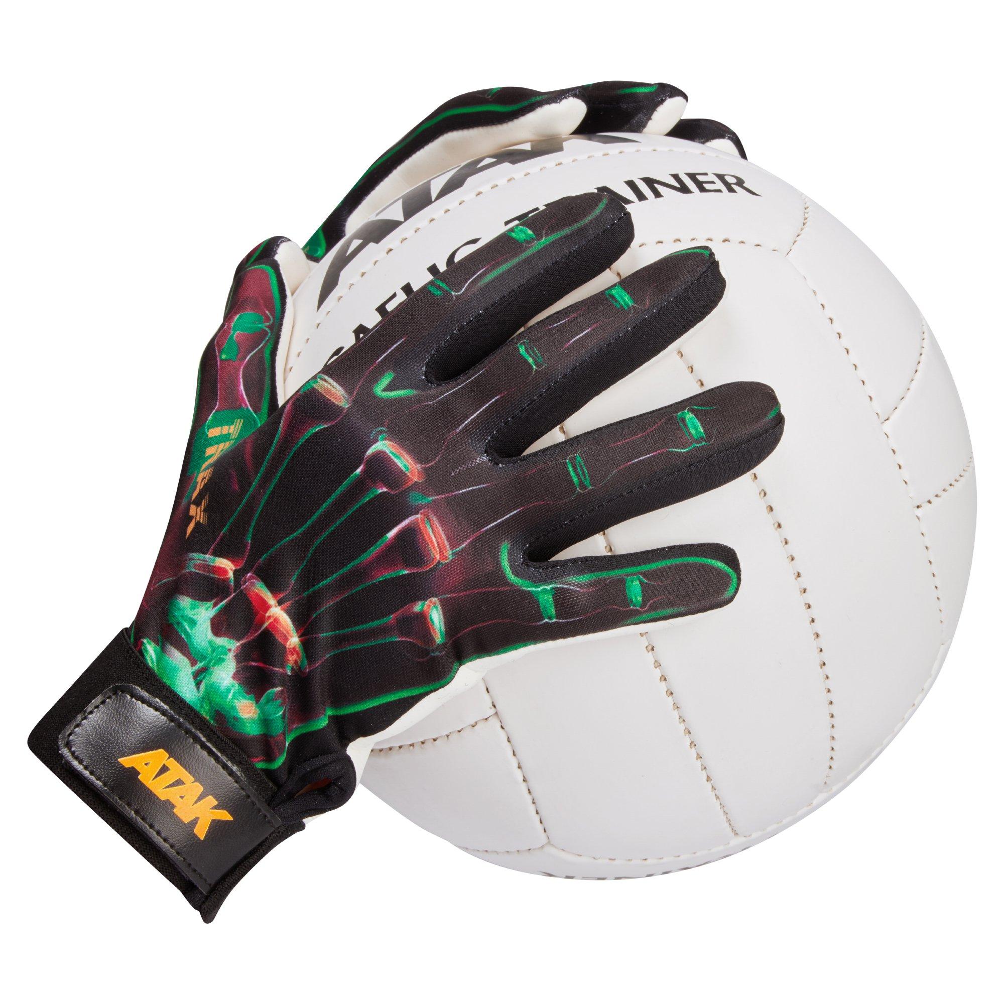 Yellow - ATAK Sports - Trax Gaelic Gloves Senior - 2