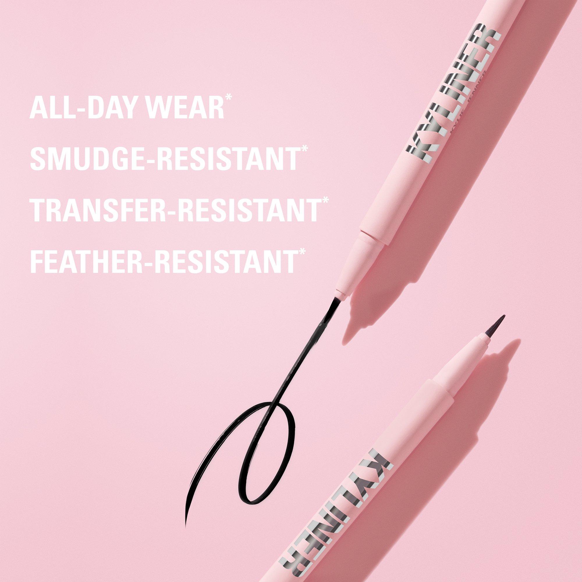 001 BLACK - Kylie Cosmetics - Kyliner Brush Tip Liquid Eyeliner Pen - 5