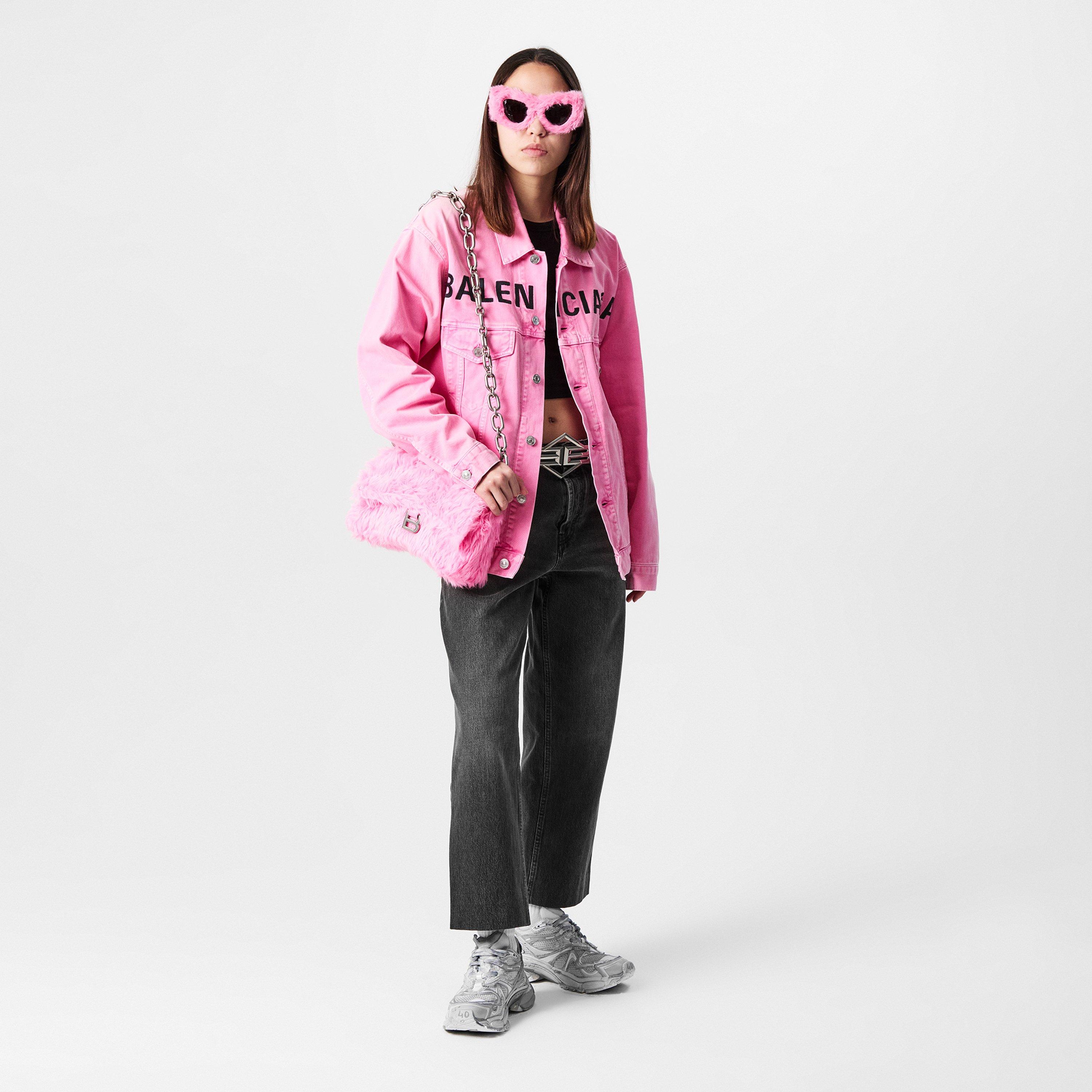 Pink - Balenciaga - Fluffy Sunglasses - 6