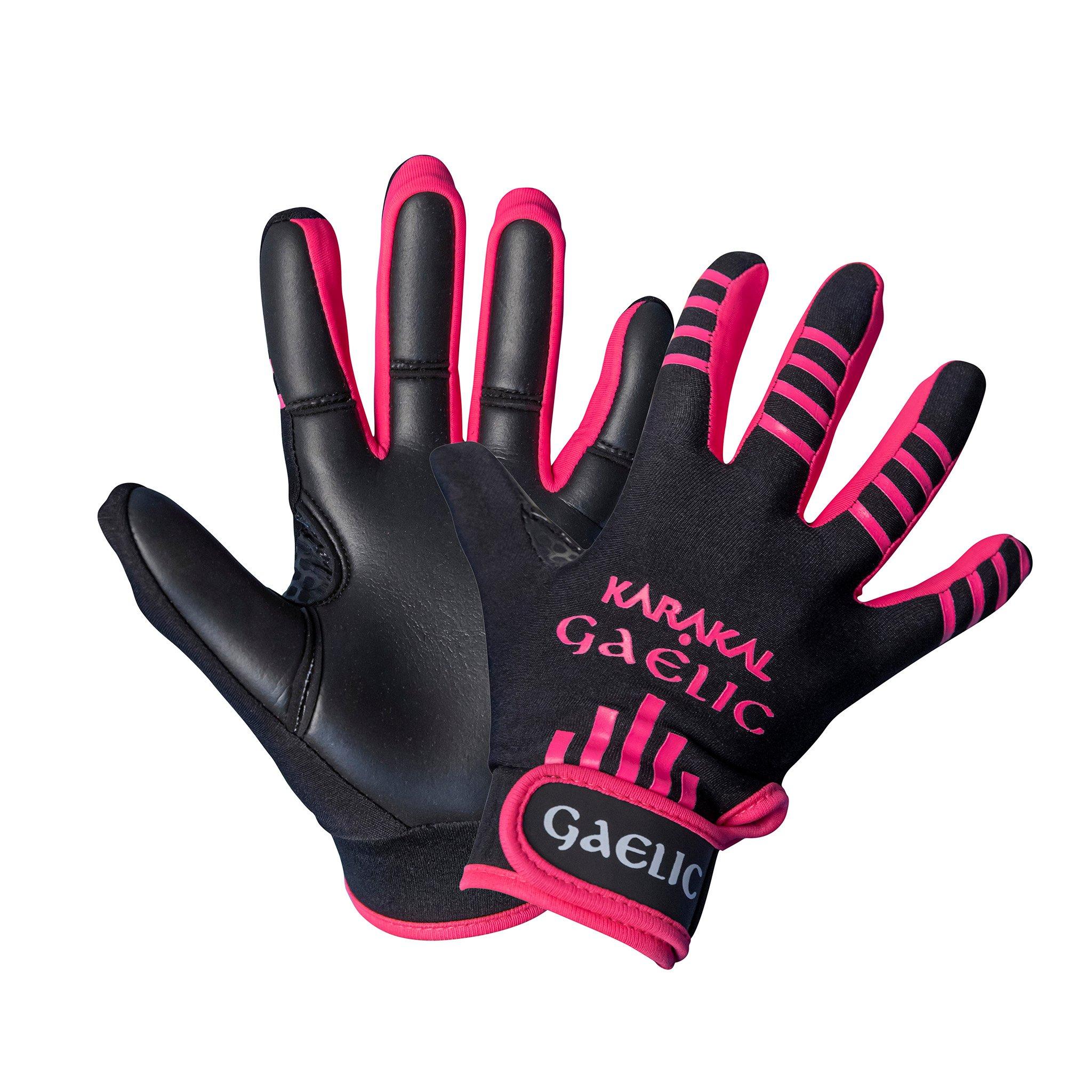 Pink/Black - Karakal - Gaelic Team Gloves Junior - 1