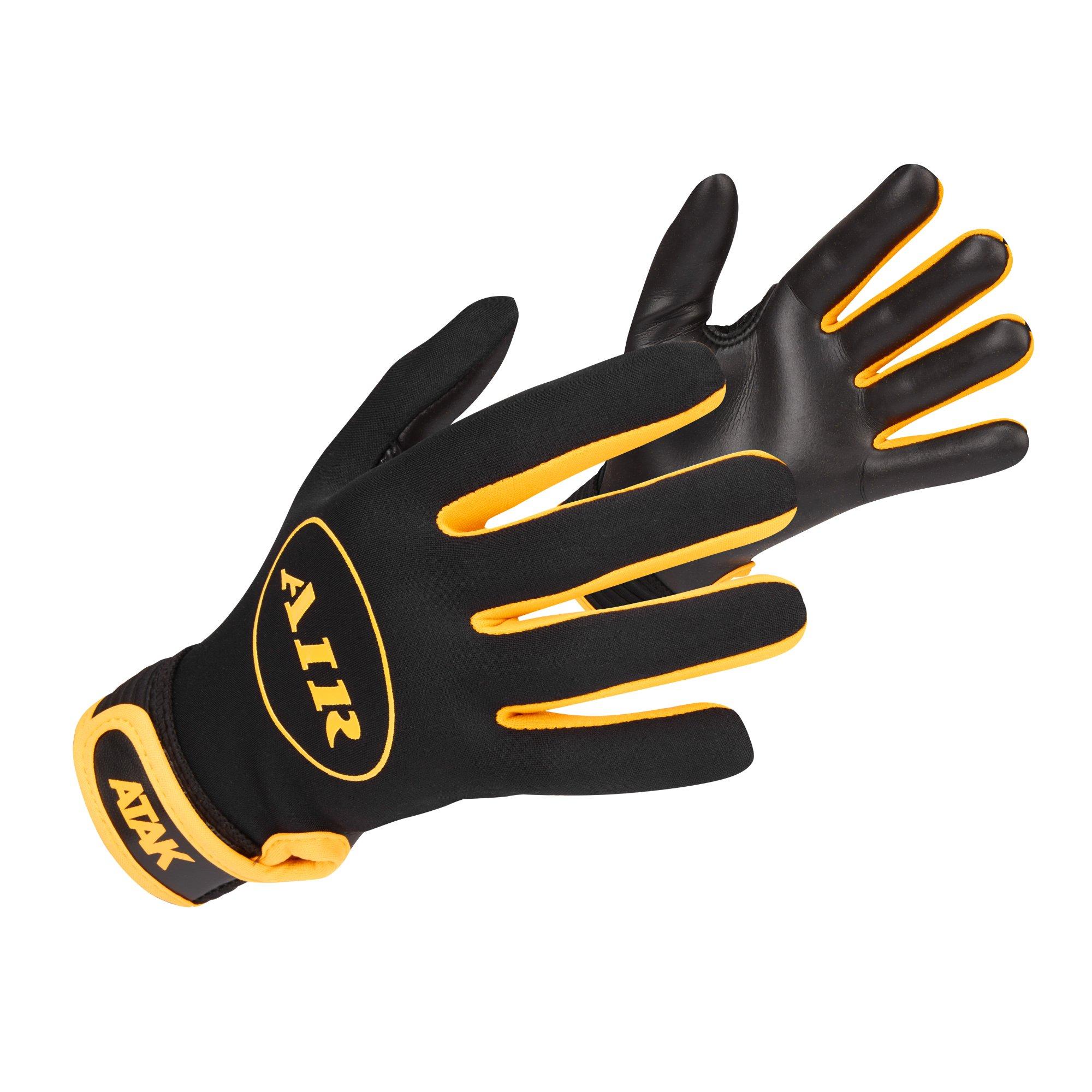 Black/Amber - ATAK Sports - Air Gaelic Gloves Junior - 1