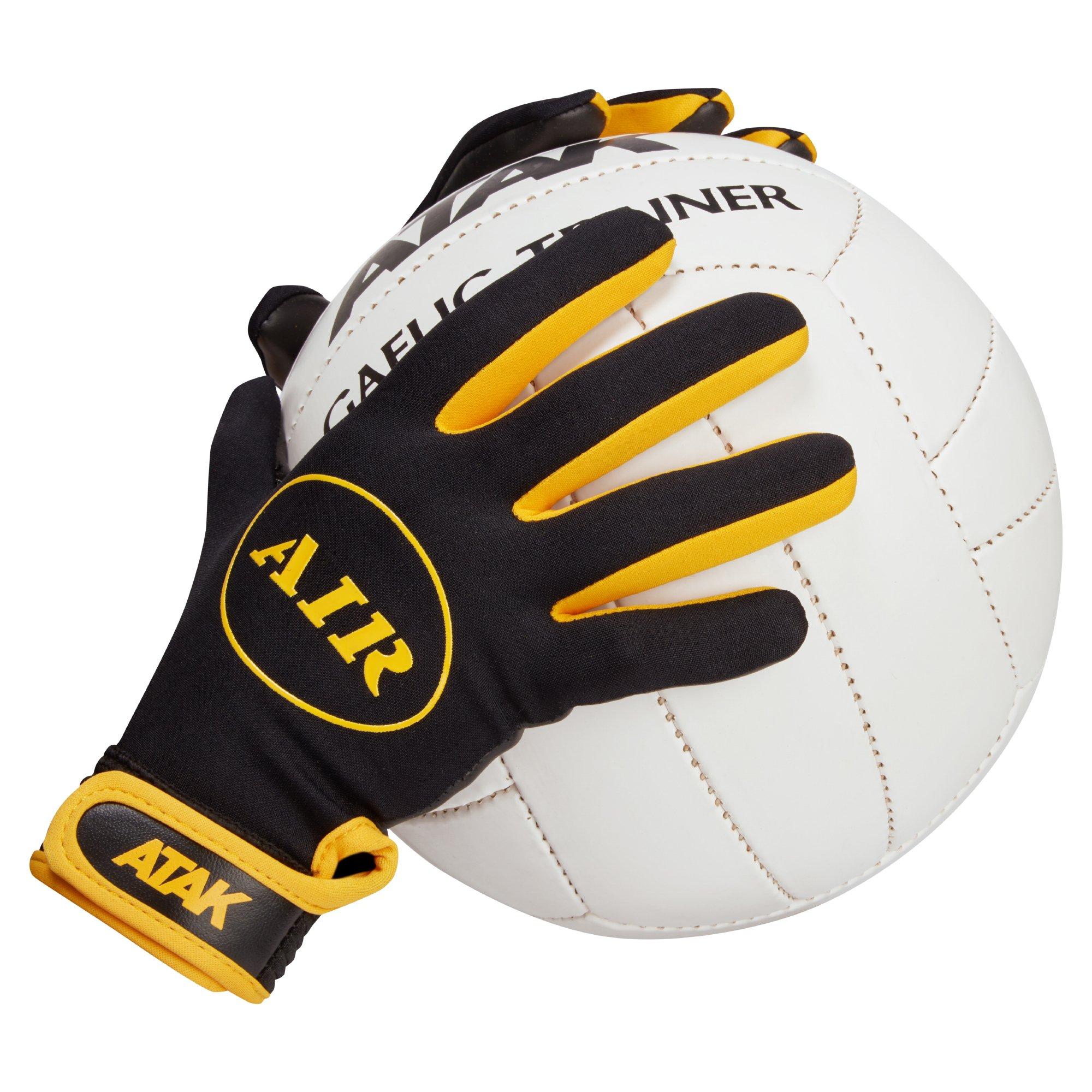 Black/Amber - ATAK Sports - Air Gaelic Gloves Junior - 2