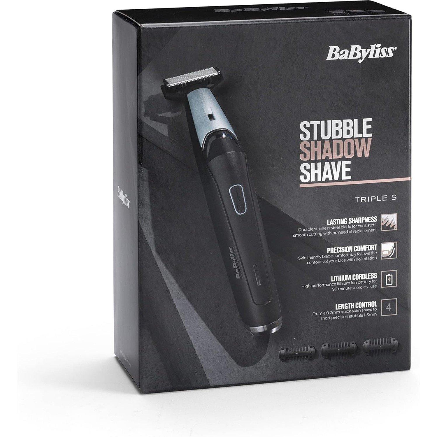Babyliss Men's Shaver - Black & Silver
