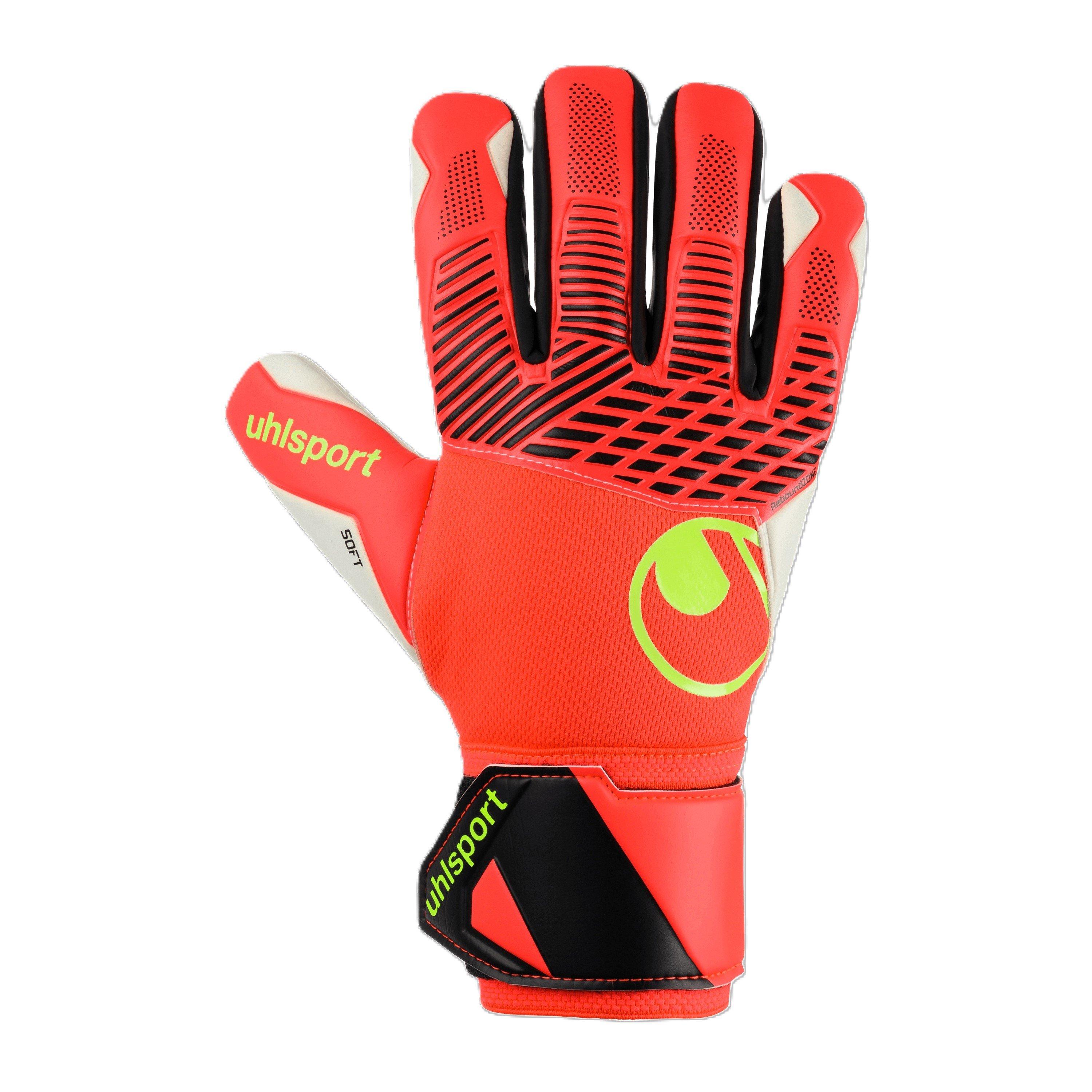 Fluo Red - Uhlsport - Juniors Uhlsport Fangmaschine Soft Half Negative Pro - 1